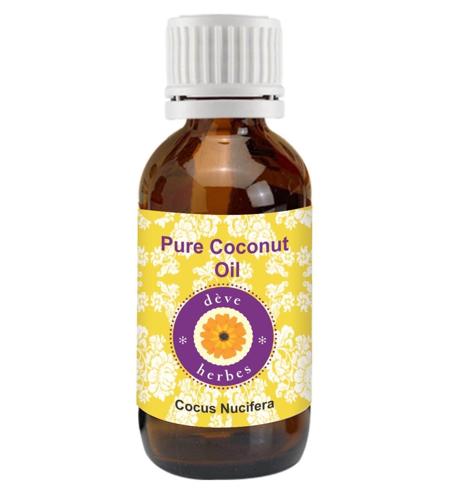Pure Coconut Oil 100ml (Cocus nucifera) 100% Natural Cold pressed & Therapeutic Grade