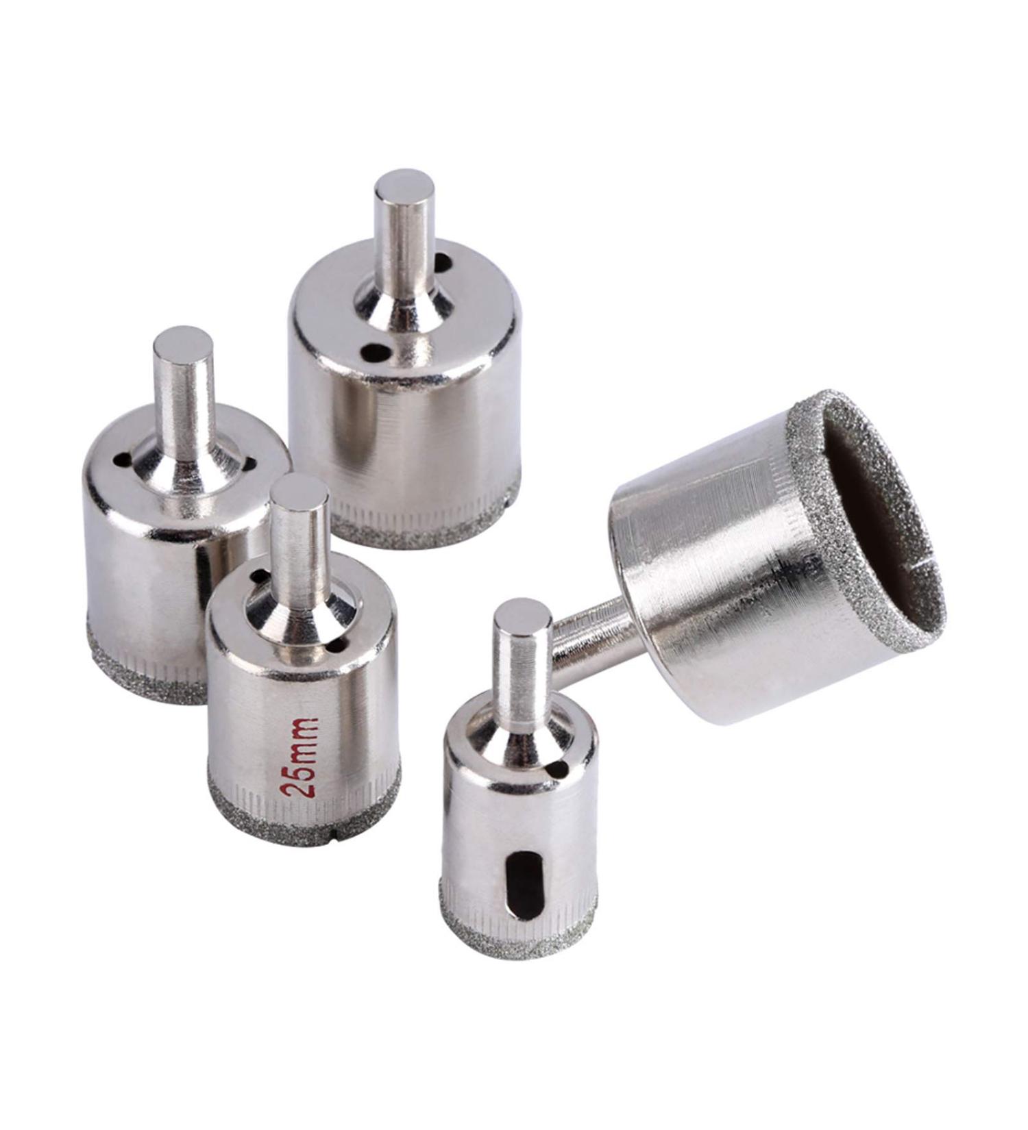 Drill Bits 5Pcs Set Pro Tool for Marble Glass Granite with 60mm Hole Opener - PVC and Marble Saw Sets at Your Service - Buy Online on SooperMarket.com