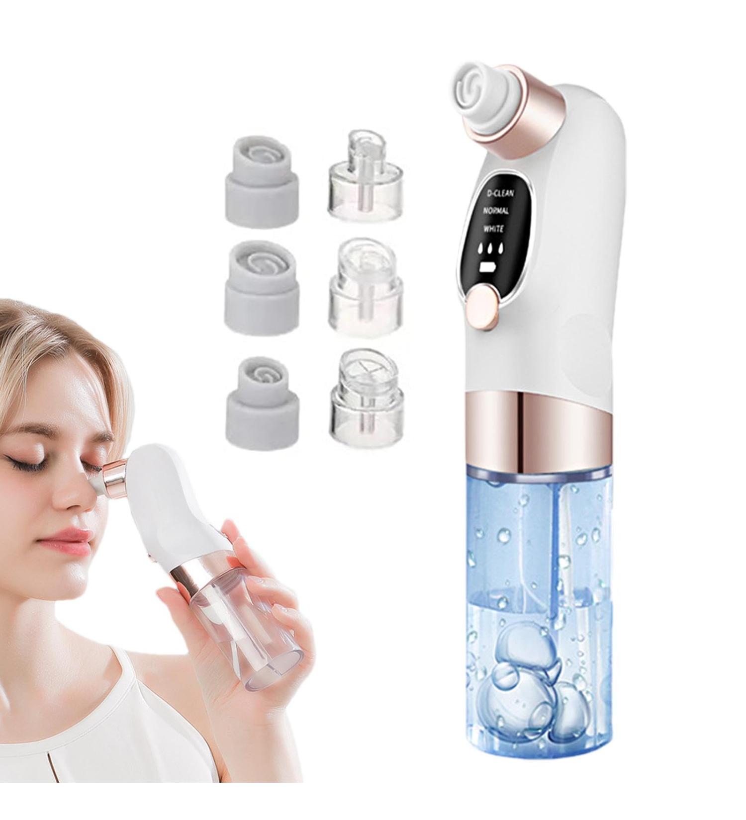 Virtcooy Electric Black Head Remover | Black Head Remover Electric Adjustable Rechargeable Nose Black Head Remover with 6 Suction for Women and Men - Buy Online on SooperMarket.com