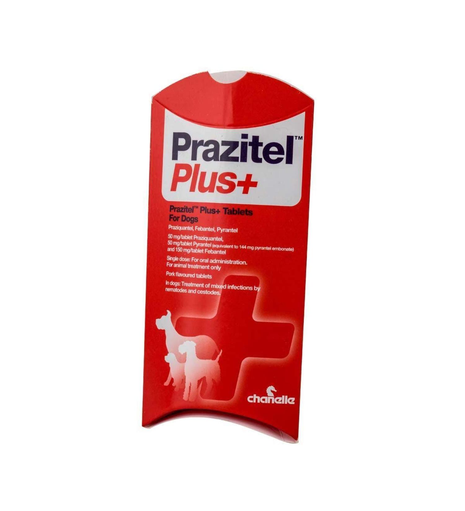 Chanelle Prazitel Plus Flavour Wormer for Dogs Pack of 24 tablets