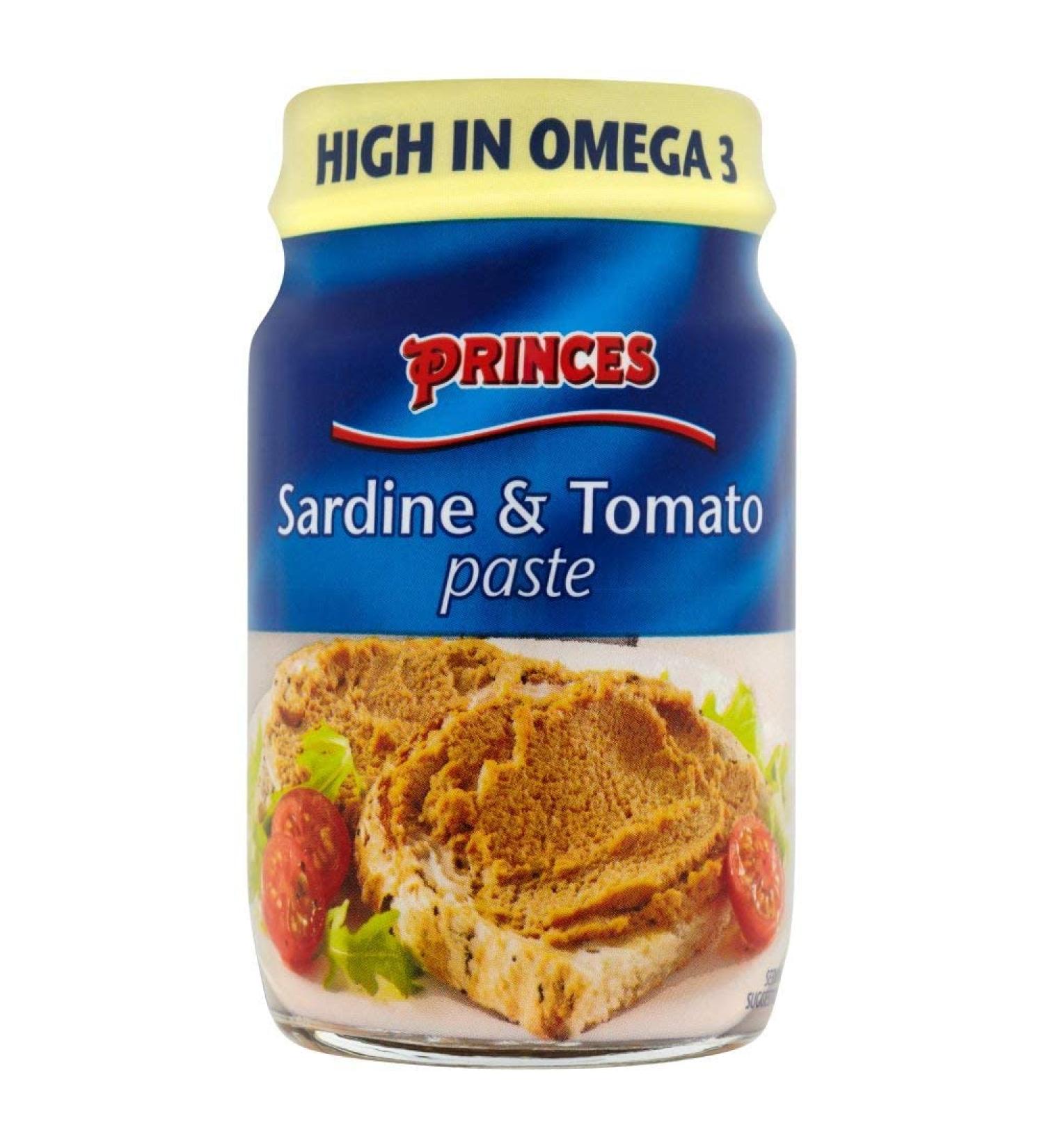 Princes Sardine & Tomato Paste 75g - Buy Online on SooperMarket.com