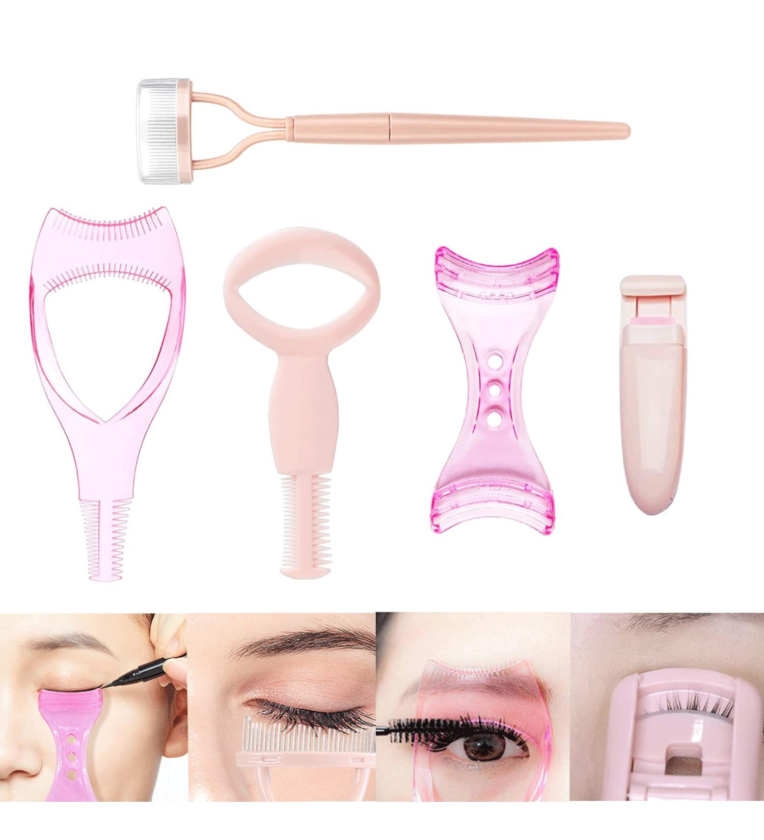 5 in 1 Eyelash Application Tool Kit - Curlers Separators & Applicators for Perfect Lashes | International Shipping - Buy Online on SooperMarket.com