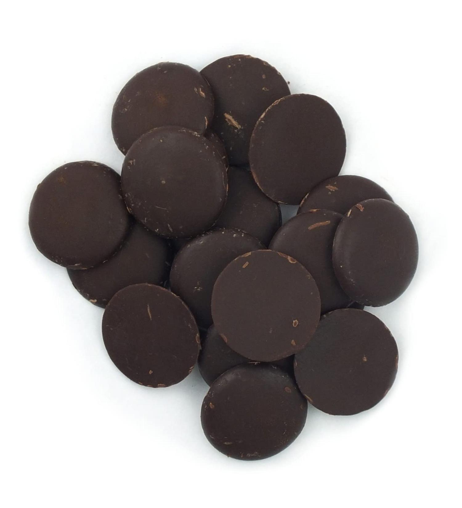 Dark Chocolate | Button's | Finest Belgian | (1kg) Bag | Baking and Topping - Buy Online on SooperMarket.com