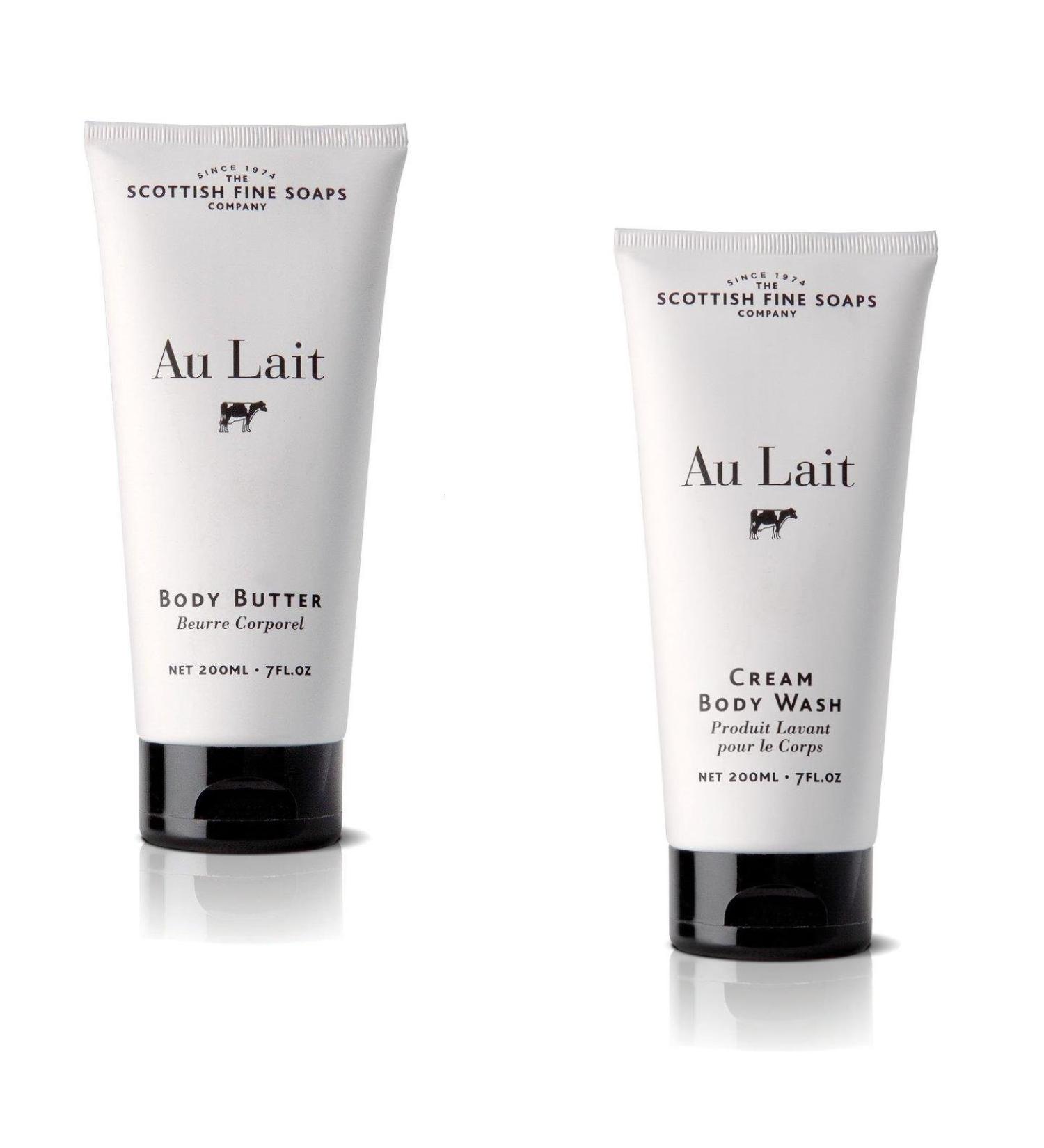 Scottish Fine Soaps Au Lait Body Pamper Kit (Large)