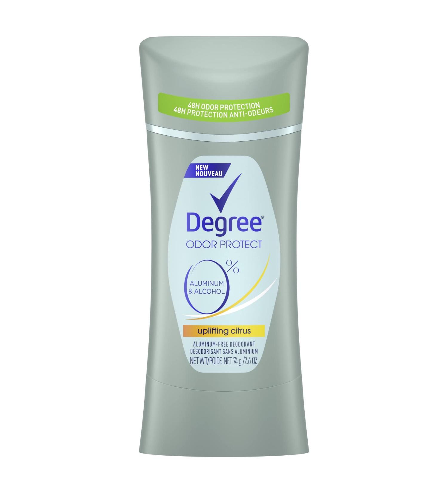 Degree 0% Aluminum Free Deodorant - Uplifting Citrus - 2.6 Oz - Buy Online on SooperMarket.com