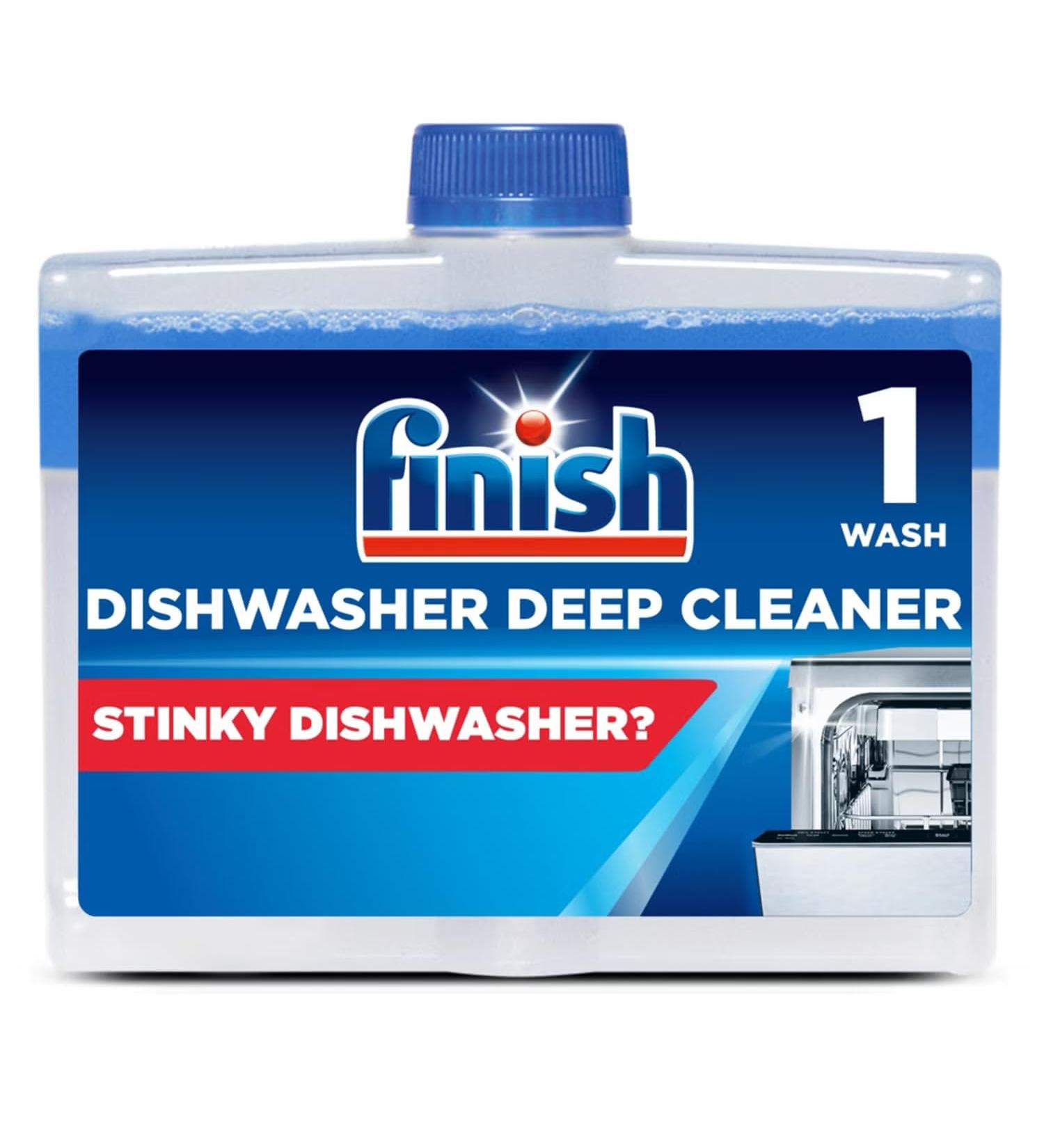 4 x Finish Dishwasher cleaner 250ml Dual Action Clean Combat grease & limescale - Buy Online on SooperMarket.com