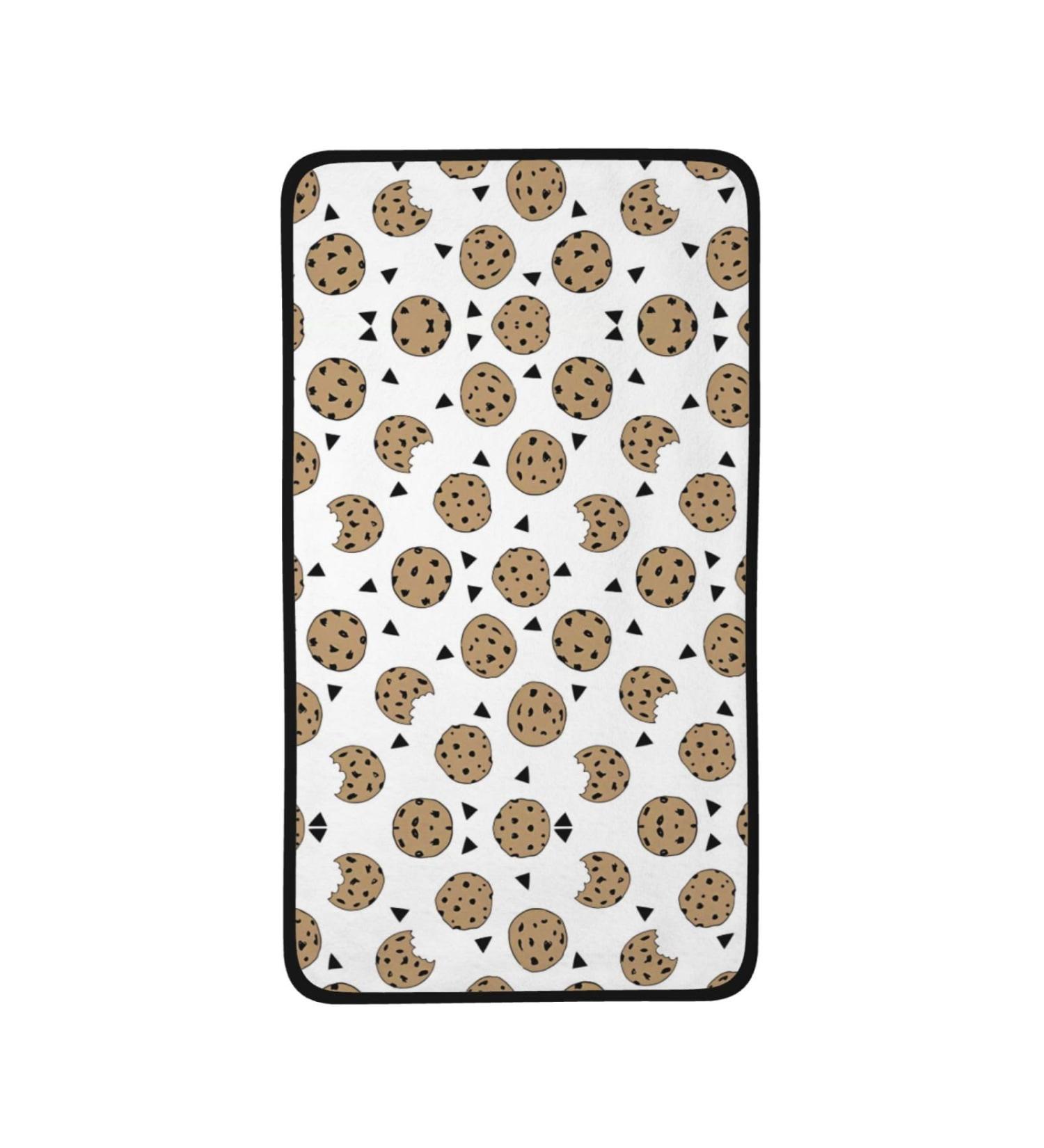 YYHHAOFA Cookies Food Chocolate Chip Biscuits Prints Coral Velvet Towel 16x28in : Skin-Friendly and Comfortable Good Water Absorption Light and Soft - Buy Online on SooperMarket.com