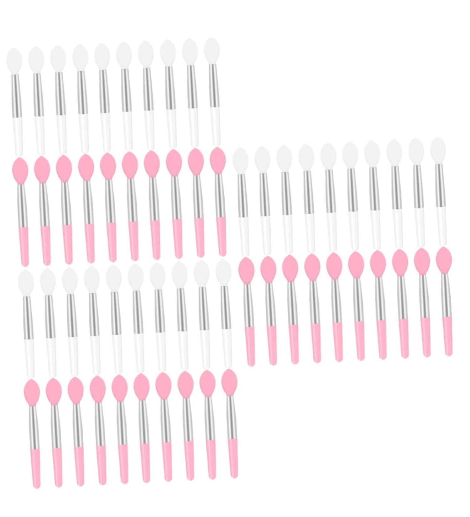 NOLITOY 60 Pcs Silicone Lip Brush Set | Lipstick Applicator & Lip Mask Tool for Flawless Makeup - Buy Online on SooperMarket.com