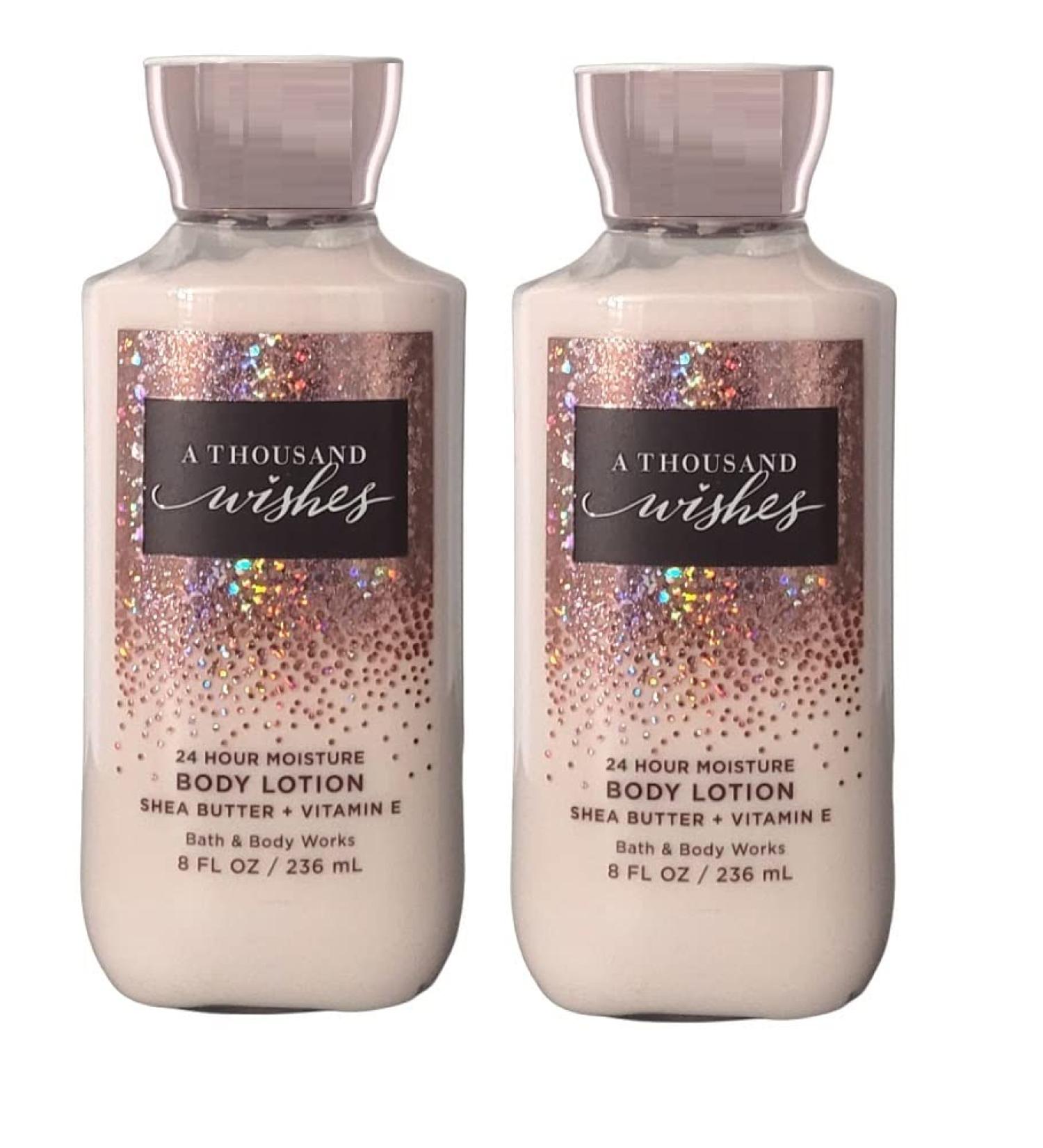 Bath and Body Works 2 Pack A Thousand Wishes Super Smooth Body Lotion 8 Oz