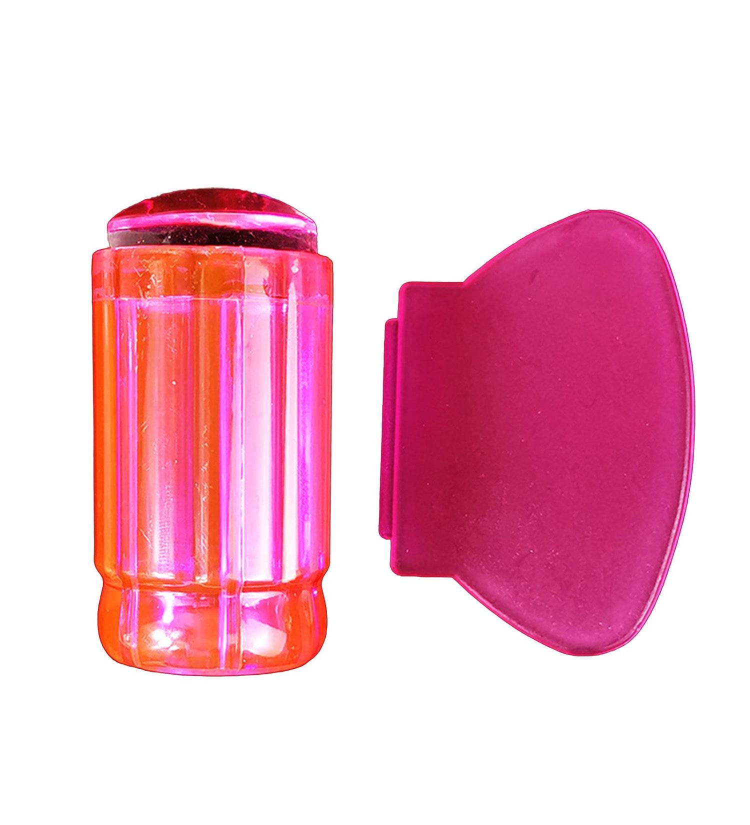 Nail Art Stickers for Women - Red Party Decoration & Manicure Tool Set with Scraper & Silicone Seal - Buy Online on SooperMarket.com