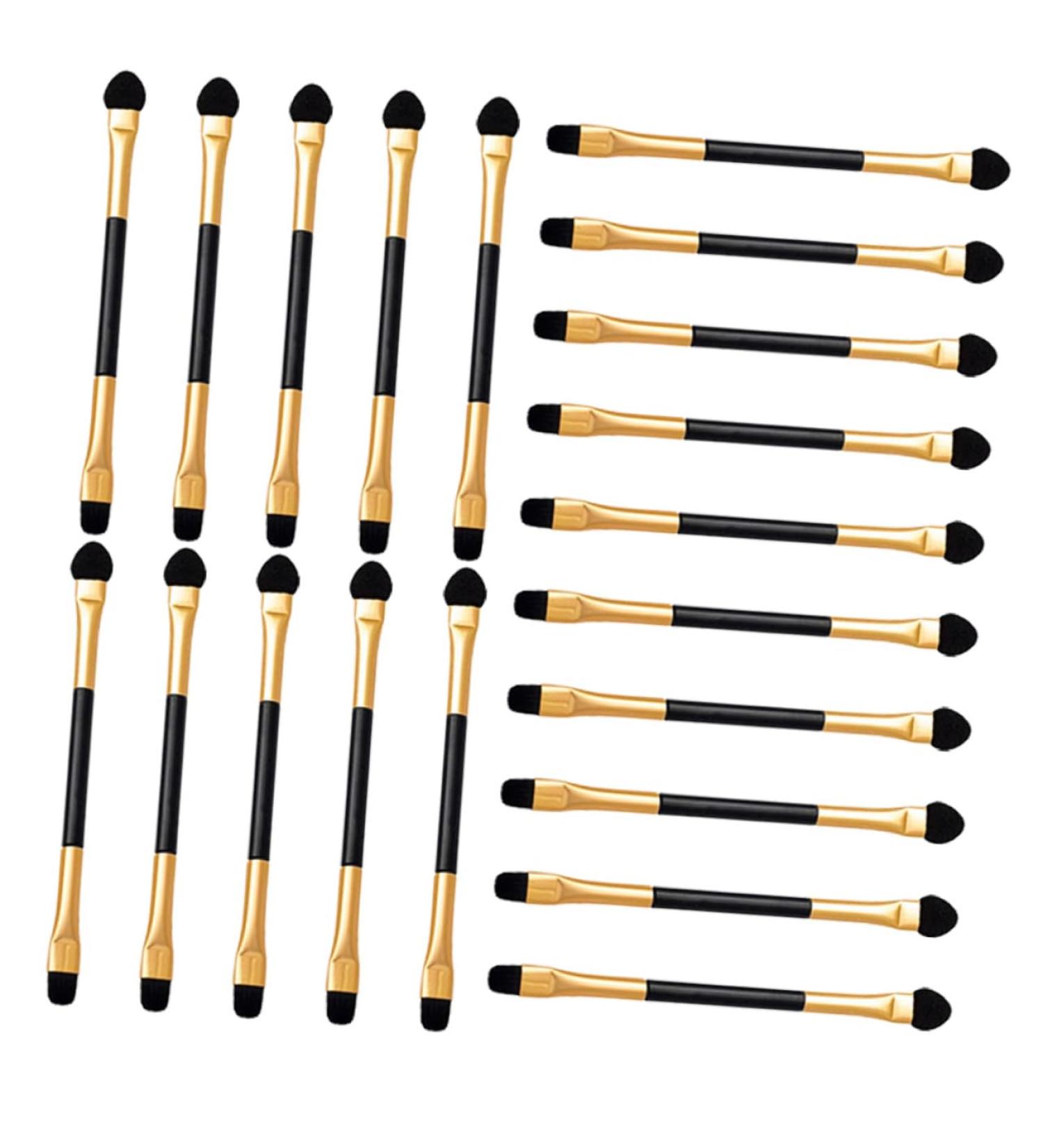 PLAFOPE 20pcs Double Ended Eyeshadow Brush Eyeshadow Makeup Brush Eye Shadow Brush for Makeup Small Eyeshadow Brush Makeup Eyeshadow Brush Eye Makeup Kit Eye Makeup Brush Eye Makeup - Buy Online on SooperMarket.com
