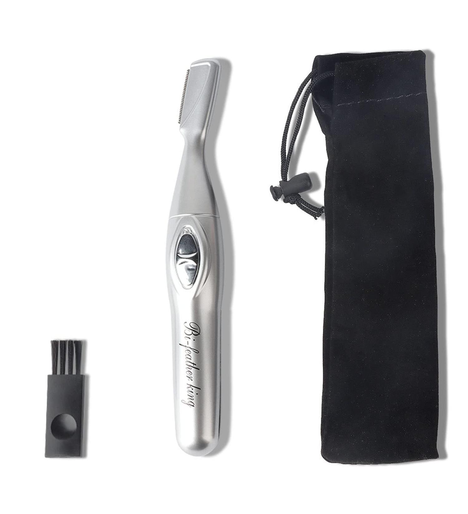 Premium Face Razors for Women - Electric Eyebrow Trimmer & Eyebrow Razors with Brush & Storage Bag - International Shipping Available - Buy Online on SooperMarket.com
