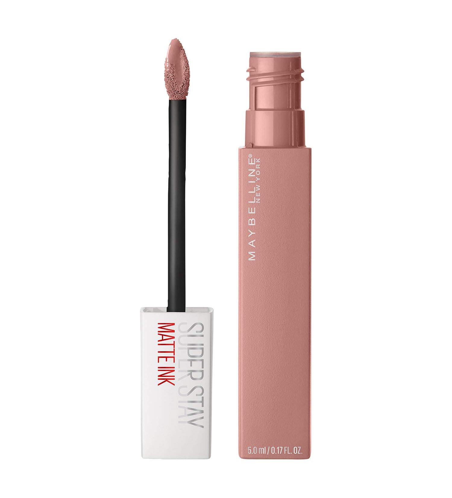 Maybelline New York SuperStay Matte Ink Un-nude Liquid Lipstick Poet 0.17 Ounce Beige 5 ml (Pack of 1) - Buy Online on SooperMarket.com