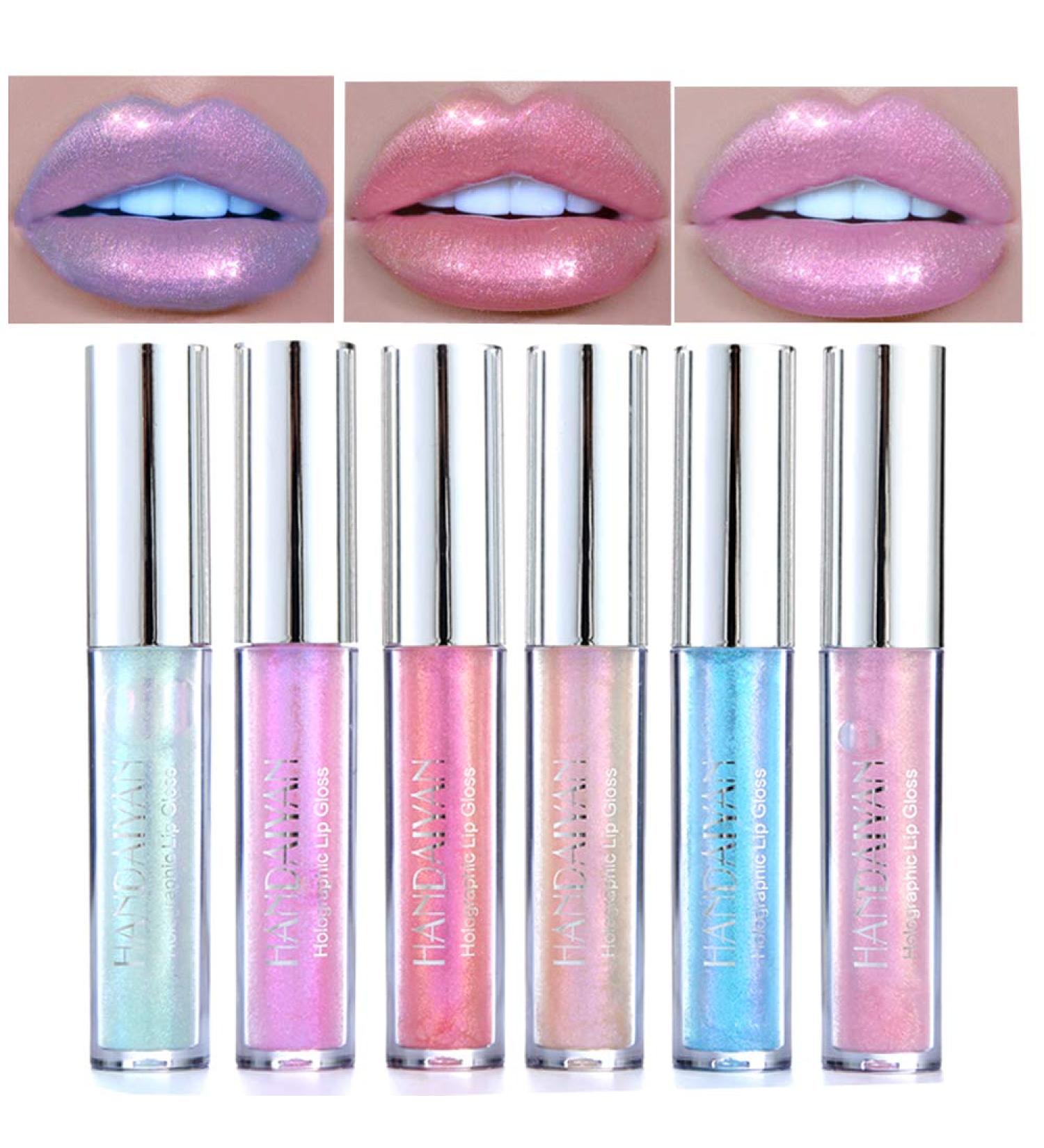 COOSA Glitter Liquid Lipsticks Set - 6 Color Diamond Shimmer Metallic Lipstick Kit - Buy Online on SooperMarket.com
