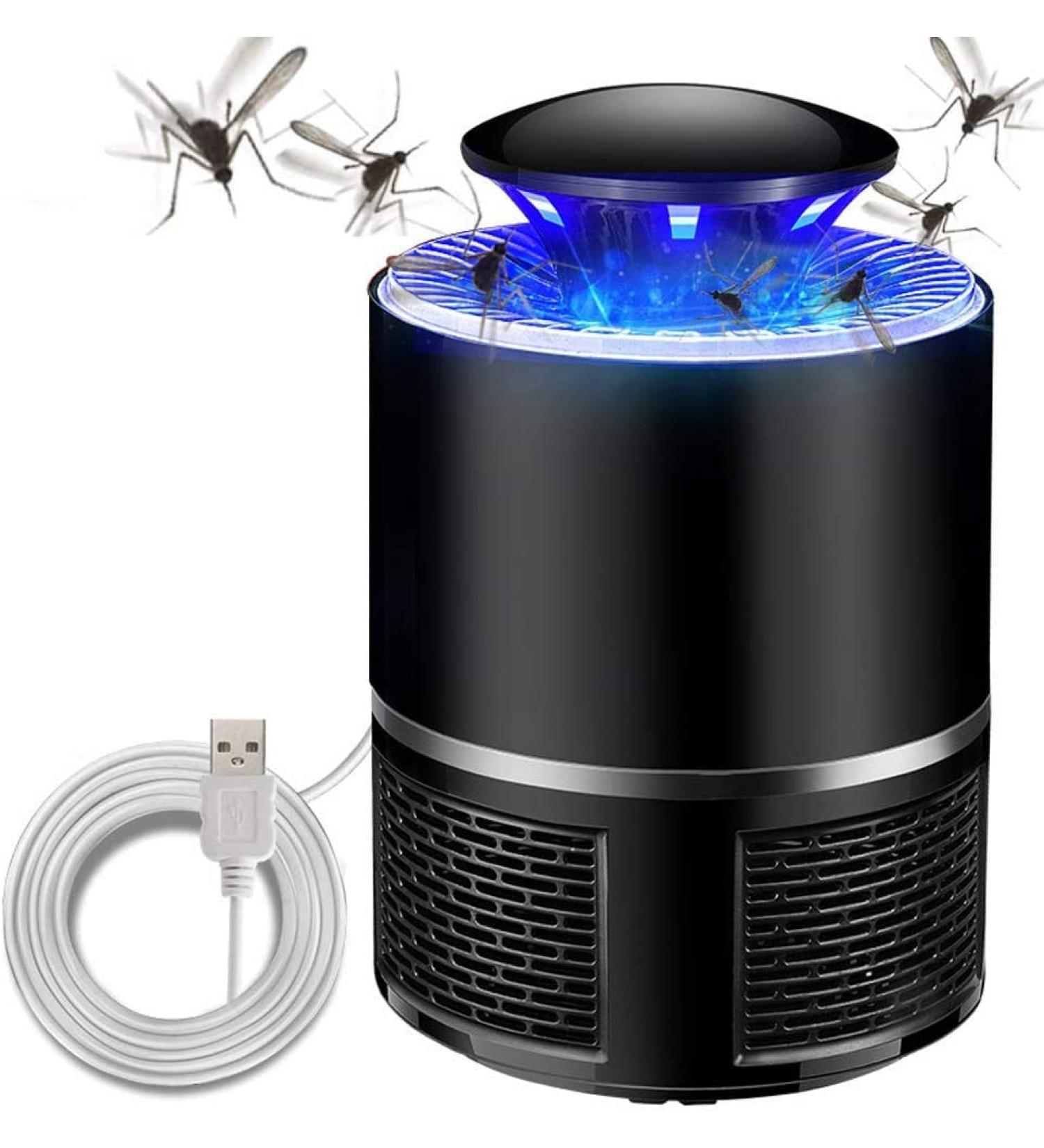 Bug Zapper & Fruit Fly Trap - Electric Mosquito Killer | Indoor/Outdoor Hangable Insect Zapper for Home, Patio - Powerful Gnats Attractant Trap (Black) - Buy Online on SooperMarket.com