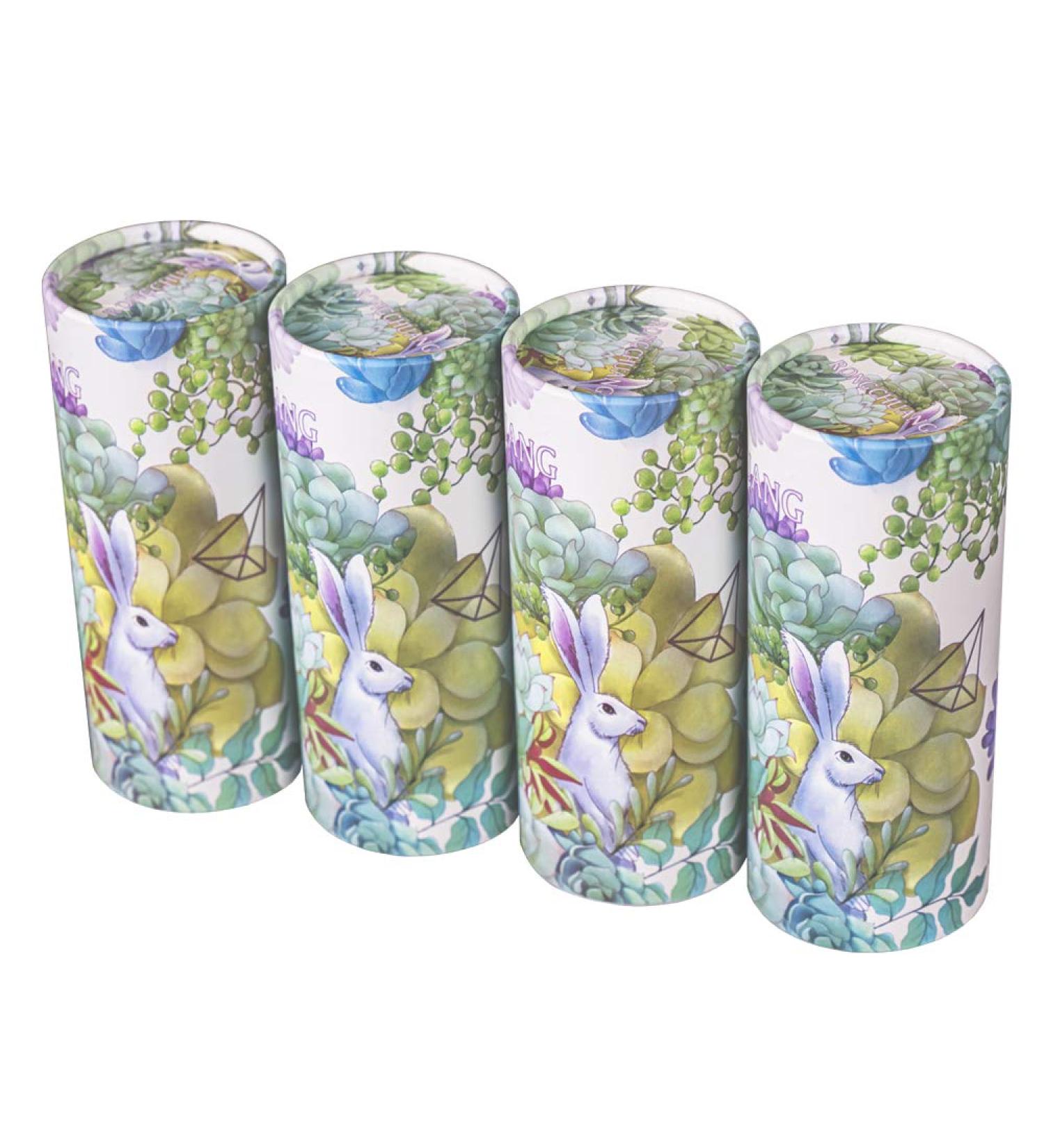 RONGCHUANG Facial Tissue: 4 Packs, 150 Count Per Tube, Portable Cylinder Box for Office, Car, Home - Green - Buy Online on SooperMarket.com