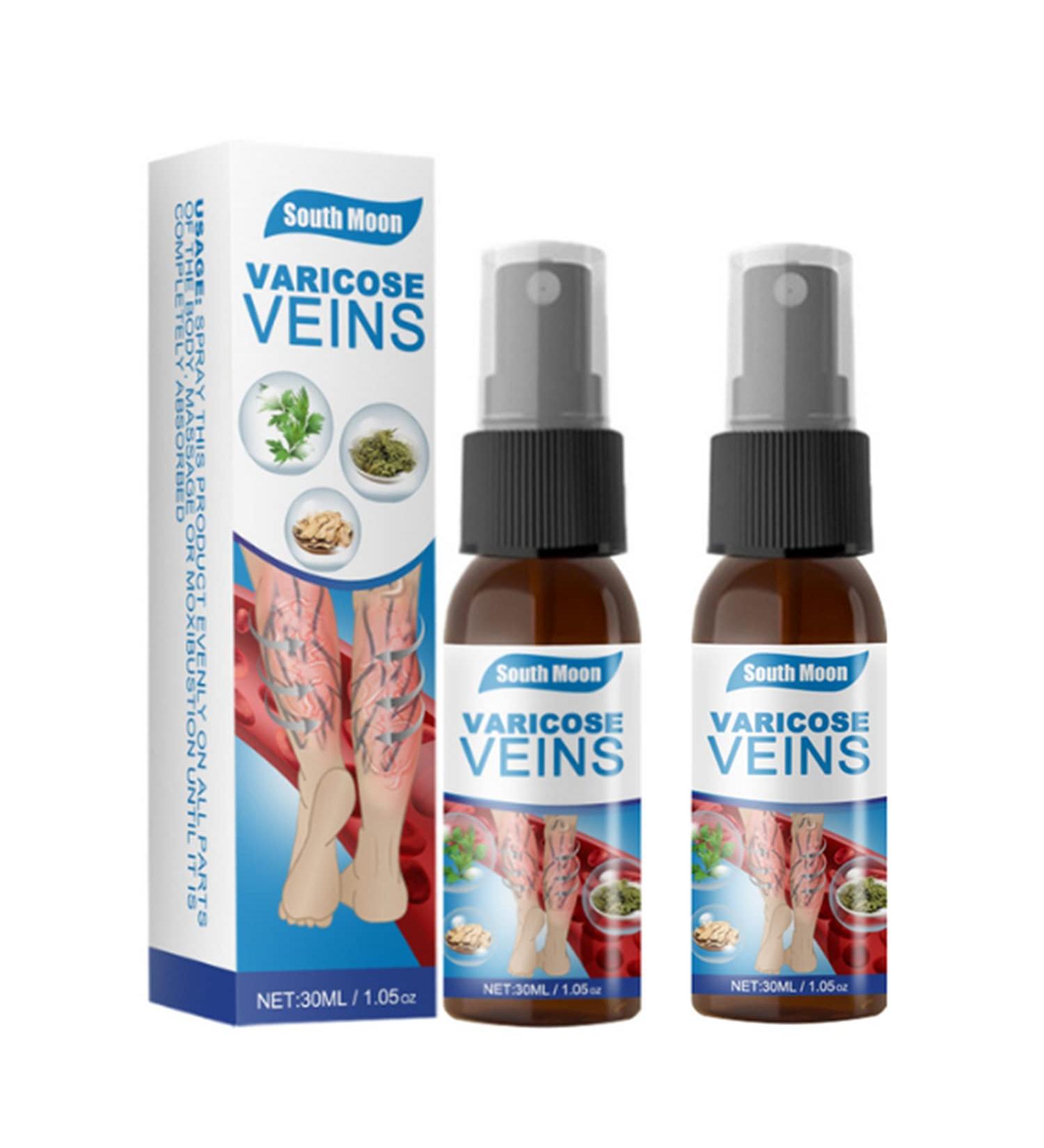 2pcs Veinhealing Varicose Veins Treatment Spray Veinhealing Varicose Veins Spray Vein Healing Varicose Veins Treatment Spray for Legs Varicose Veins Miracle Spray (30ml) - Buy Online on SooperMarket.com