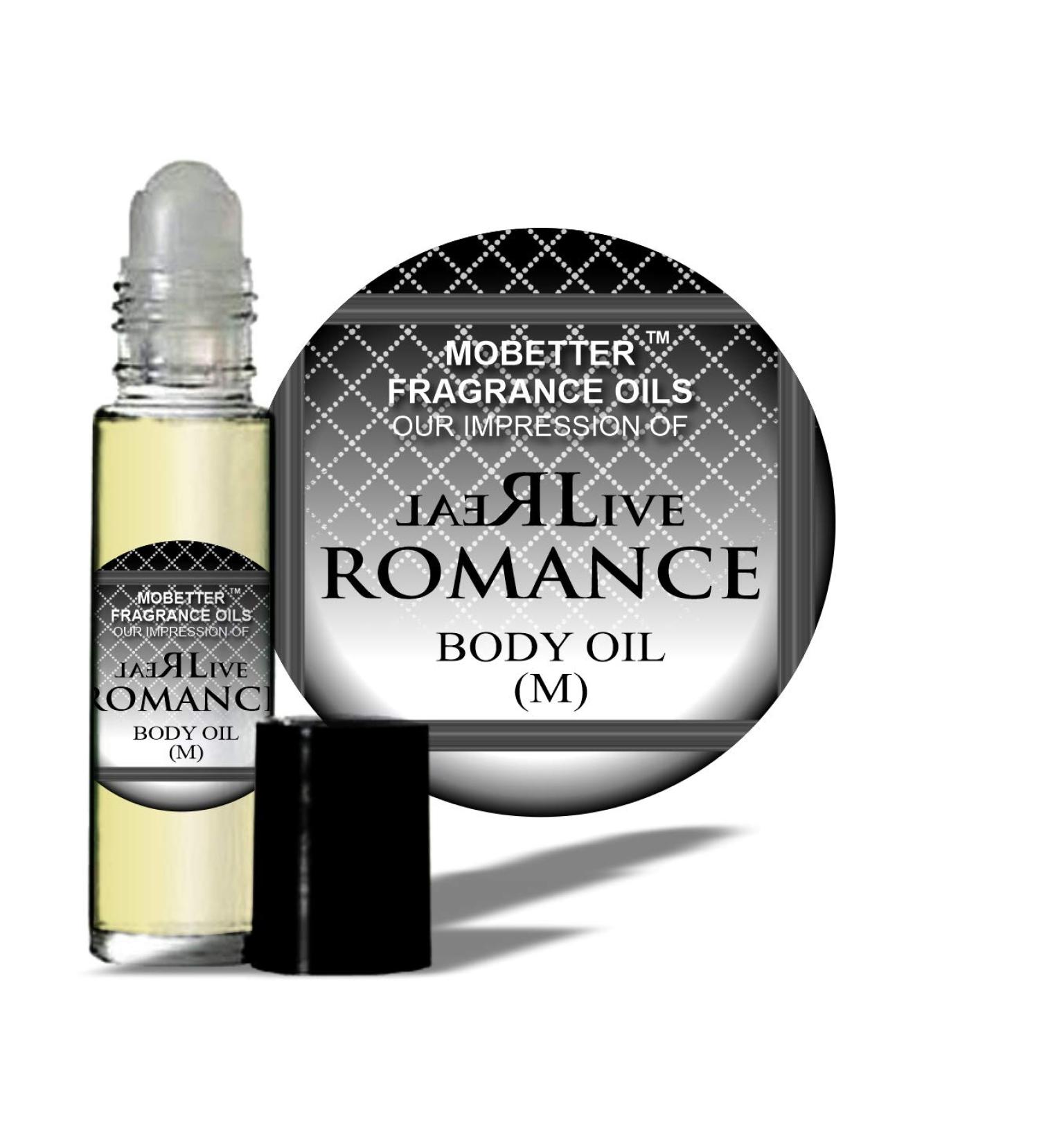 Real Live Romance Men (M) Men Cologne Body Oil by Mobetter Fragrance Oils 10ml rollon