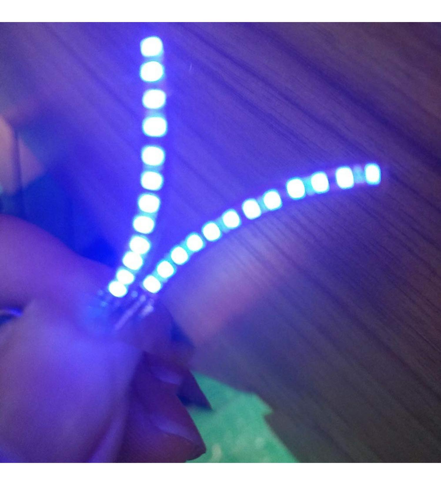 Colorfullavie LED Light False Eyelashes - Waterproof Unisex Luminous Makeup for Parties Bars & Halloween - Buy Online on SooperMarket.com