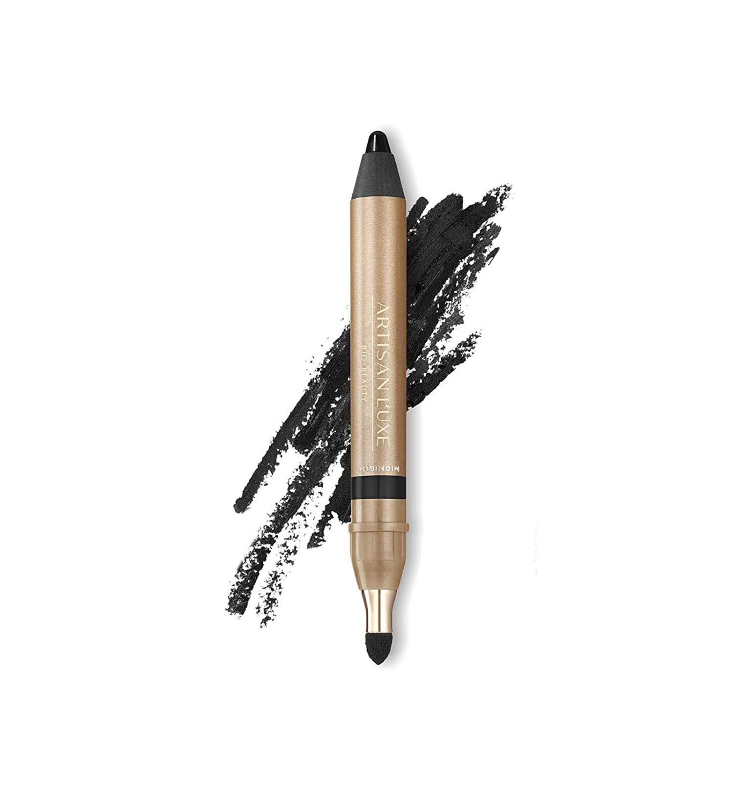 Artisan L'uxe Velvet Jumbo Eyeliner Pencil - Smokey Eyes in 3 Min - Water-proof & Smudge-proof - Long-lasting Formula - Midnight Black, (Shade) - Buy Online on SooperMarket.com