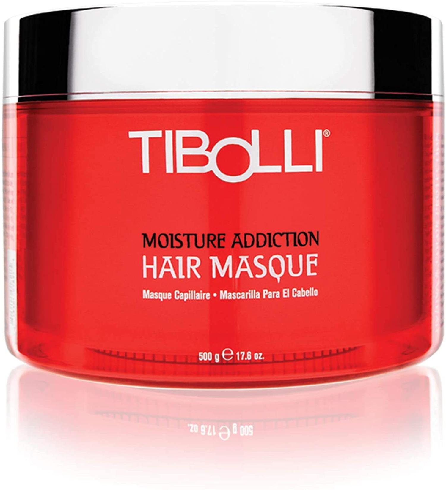 Tibolli Moisture Addiction Mask - Deep Conditioning Keratin Treatment for Dry Damaged Colored Hair (17.6 Fl Oz/500g) - Hydrating & Smoothing Hair Mask - 1 Pack - Buy Online on SooperMarket.com