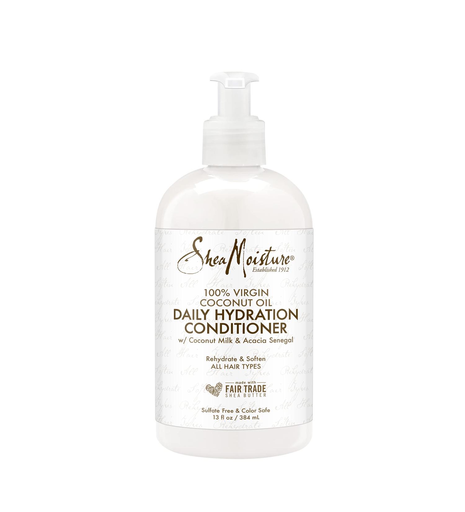 SheaMoisture Daily Hydrating Conditioner - 100% Virgin Coconut Oil, Sulfate-Free - 13 oz - Buy Online on SooperMarket.com