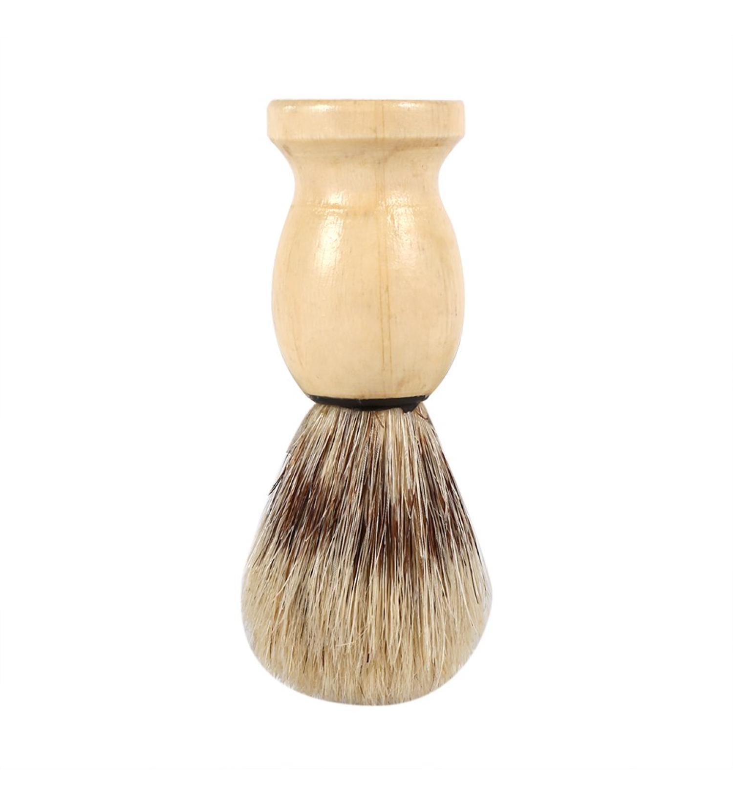 Ankroyu Men's Razor Brush - Professional Shaving Brush for Beard & Facial Cleaning | Premium Men's Shaving Accessories - Buy Online on SooperMarket.com