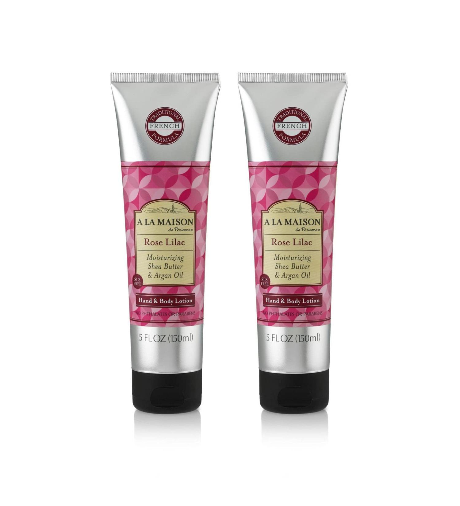 Rose Lilac Hand and Body Lotion for Dry Skin - 2 Pack 5 oz Bottles | A LA MAISON - Natural Moisturizer - Buy Online on SooperMarket.com
