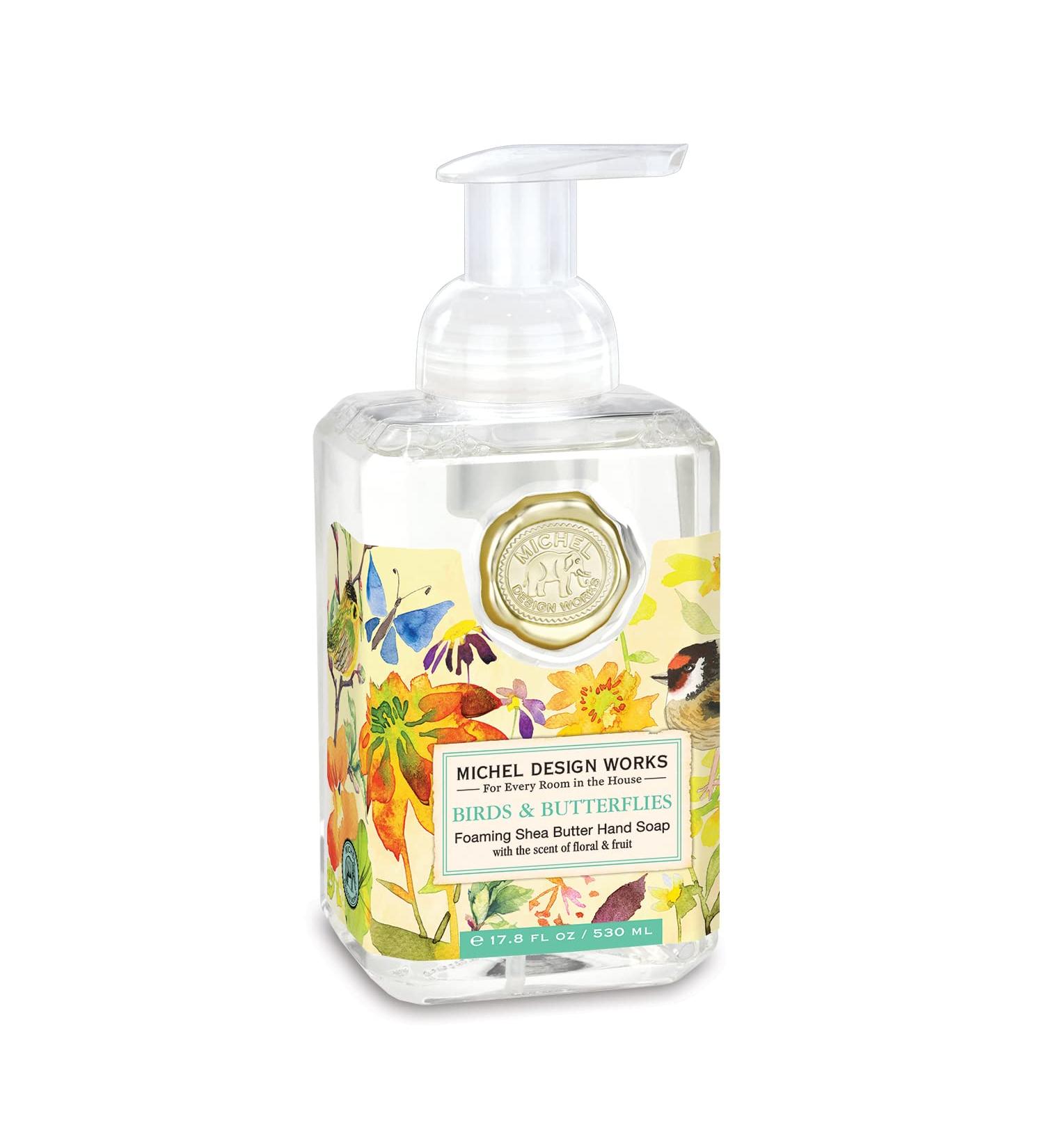 Michel Design Works Foaming Hand Soap  Birds & Butterflies