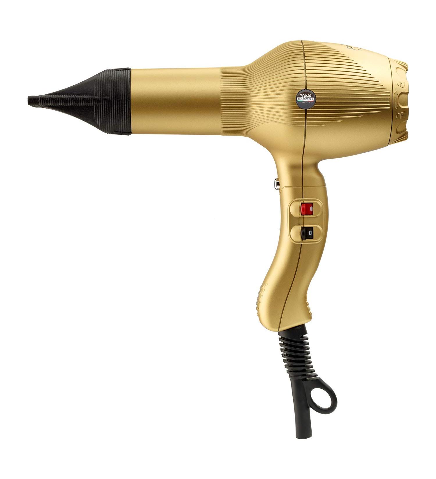 Gamma+ Absolute Power & Absolute 2000 Professional Tourmaline Ionic Hair Dryer - Unisex Gold Includes 2 Concentrator Nozzles - International Shipping Available - Buy Online on SooperMarket.com
