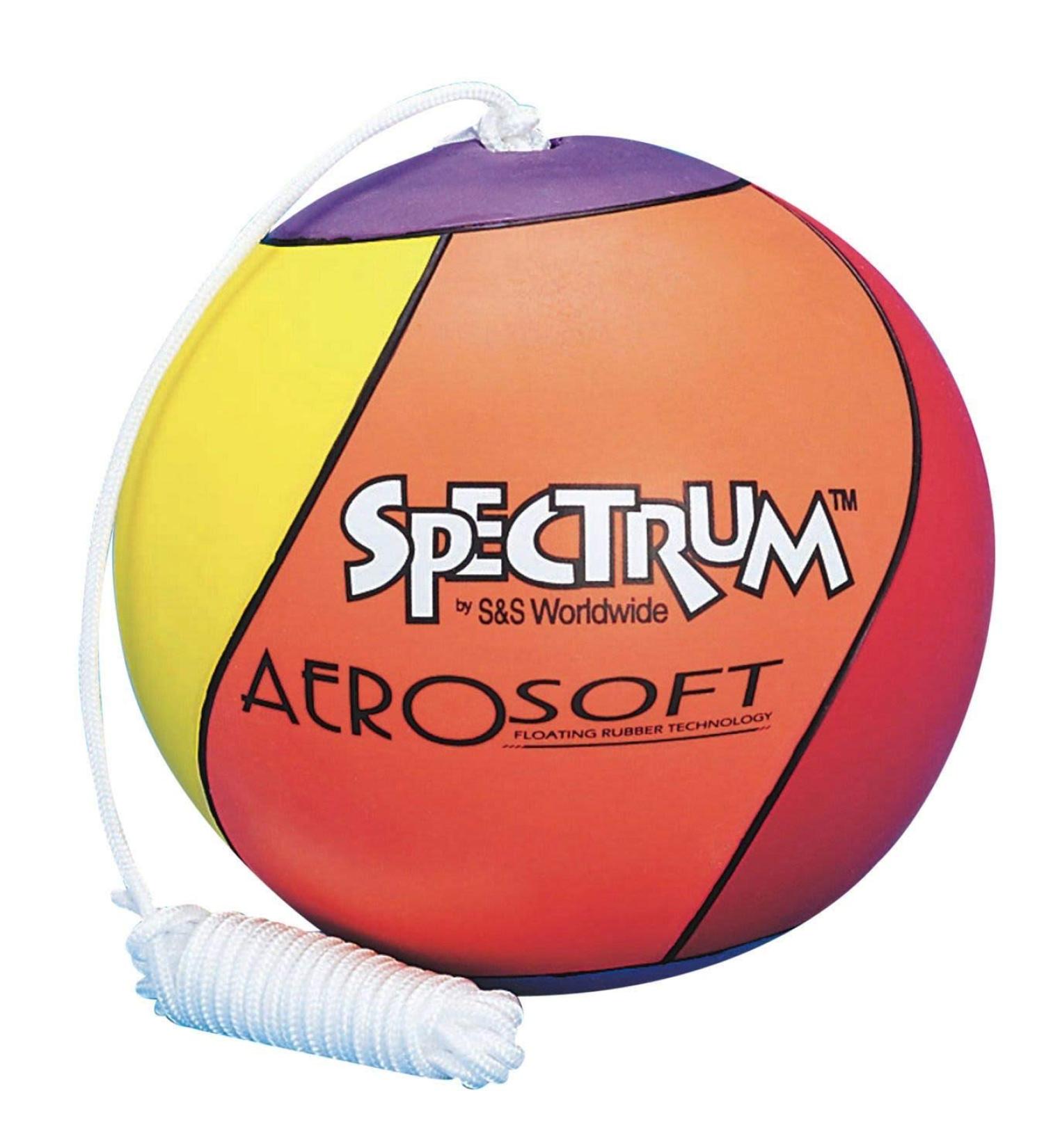 S&S Worldwide Spectrum Rainbow Soft Rubber Tetherball