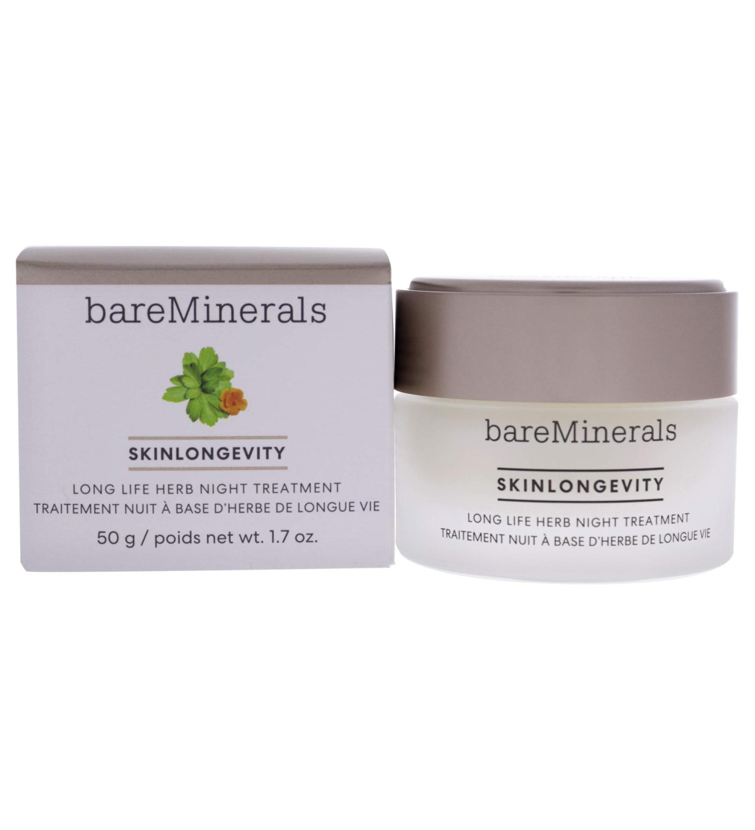 bareMinerals Skinlongevity Long Life Herb Night Treatment 1.7 Fl Oz (2020 Launch) - Buy Online on SooperMarket.com