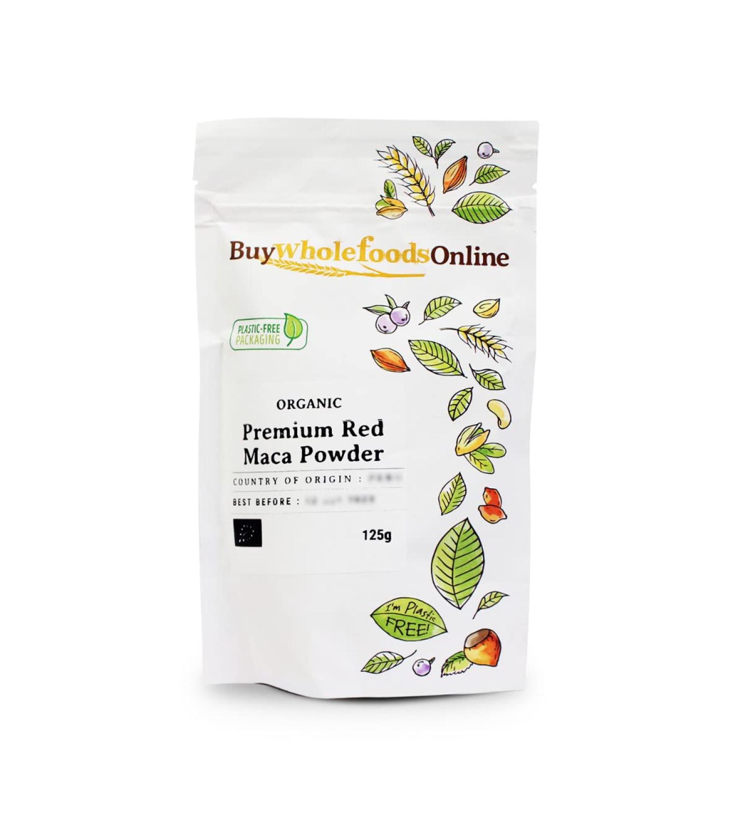 Organic Premium Red Maca Powder 125g (BWFO)