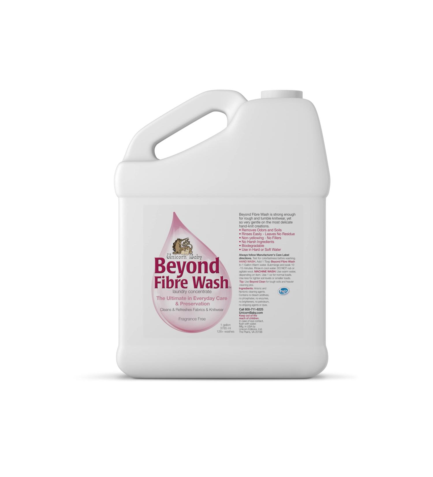 Unicorn Beyond Fibre Wash - Fragrance-Free Daily Detergent for Delicates Wool Cashmere Silk & More - 1 Gallon - Buy Online on SooperMarket.com