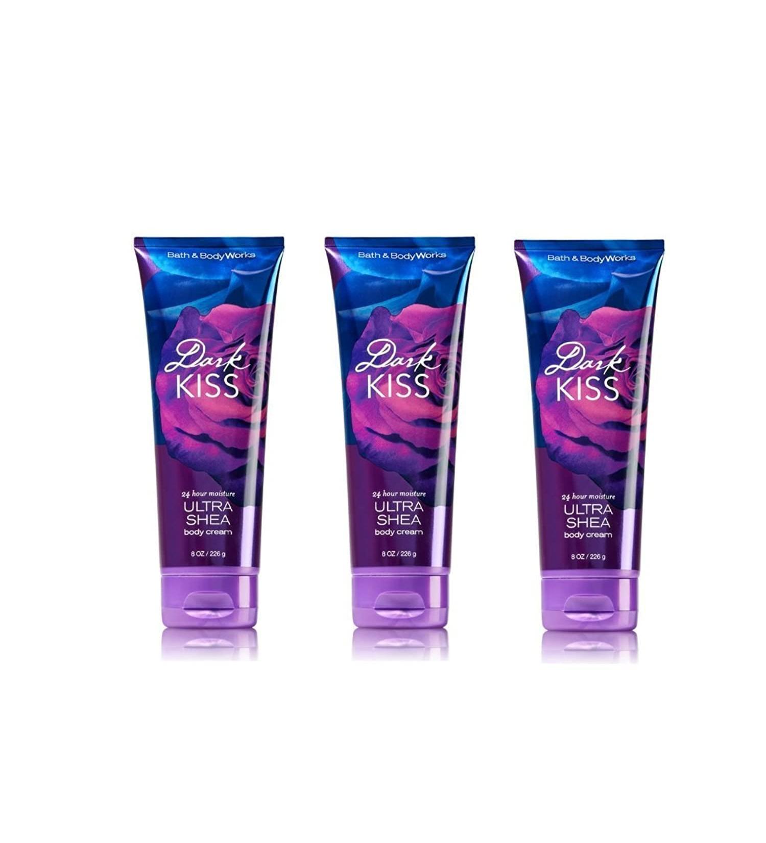 Bath & Body Works Ultra Shea Body Cream Dark Kiss Scent (3 Pack)