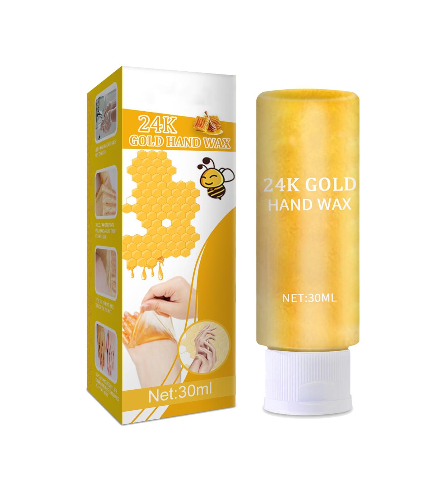 Gold Honey Hand Mask Wax | Hydrating & Nourishing Peel Off Handmask for Soft Skin - Buy Online on SooperMarket.com