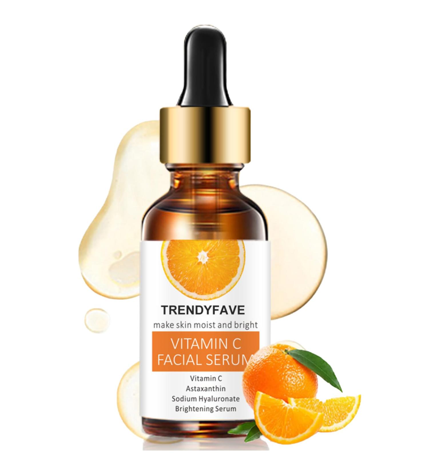 Trendyfave Vitamin C Serum for Face Vitamin C Face Serum Dark Spot Remover for Face Brightening Serum For Anti Wrinkle Reduce Fine Lines Vitamin C Hydrating Serum Serum Skincare Face Care - Buy Online on SooperMarket.com