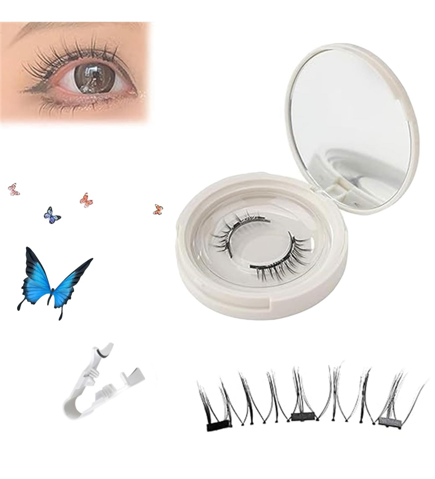 Crafty Magnetic Eyelashes Magnetic Eyelashes Viral Magnetic Lashes No Glue Needed Magnetic Eyelashes Kit Easy To Wear And Remove Reusable (EM09) - Buy Online on SooperMarket.com
