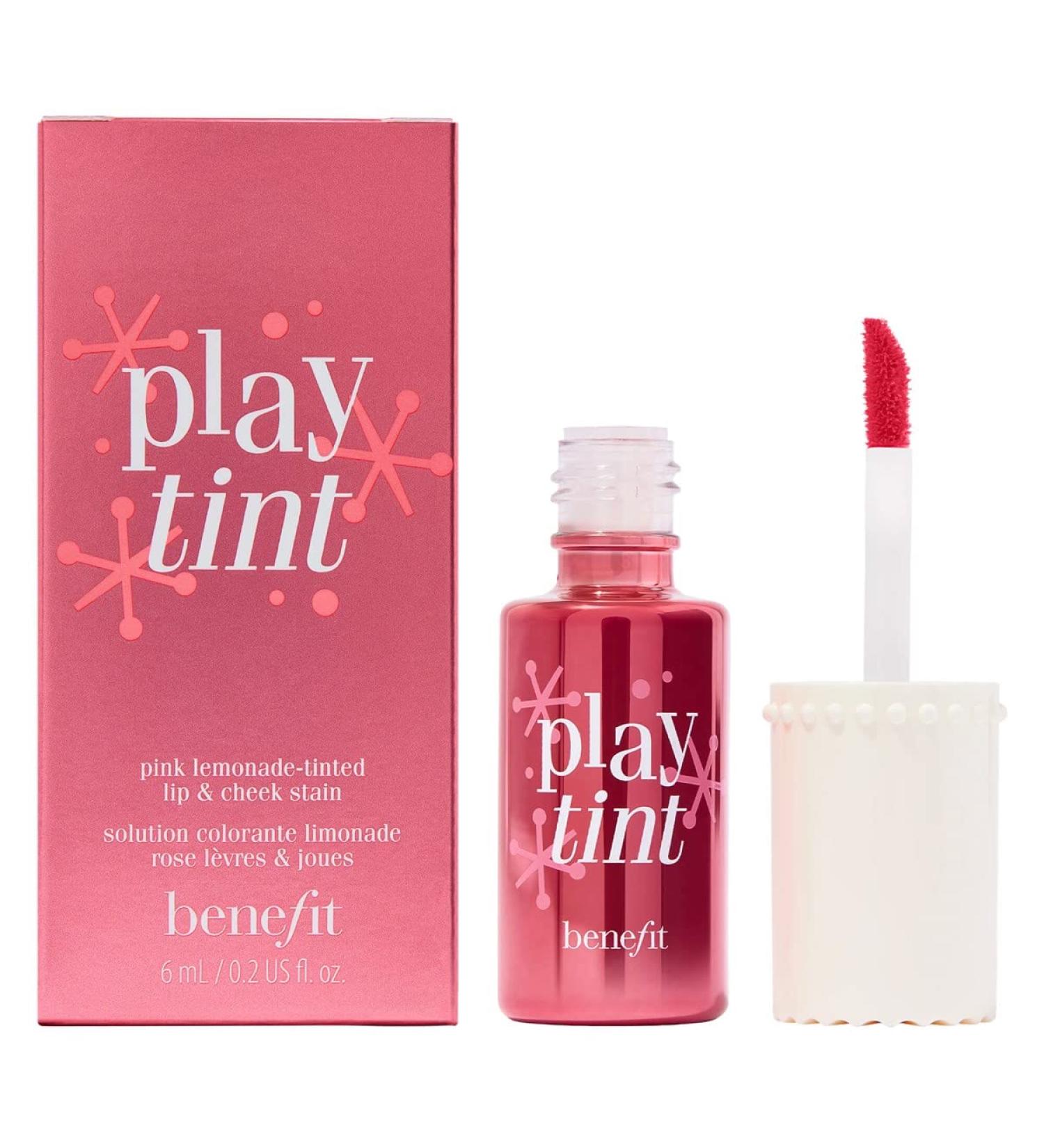 Benefit Lip & Cheek Stain and Tint Playtint - Pink Lemonade | Long-lasting Natural Flush - Buy Online on SooperMarket.com