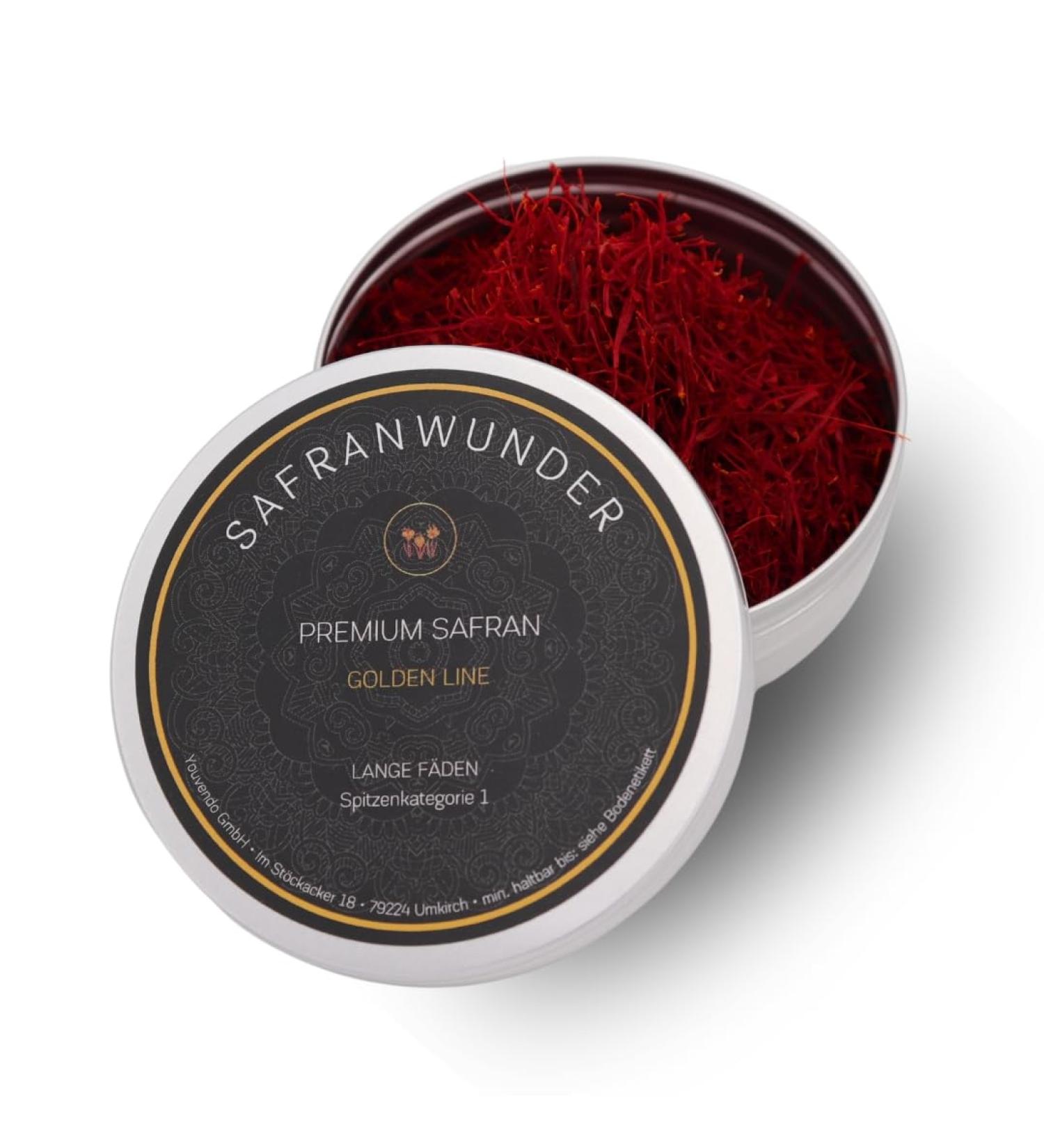 Premium Saffron Threads 5g | Class 1 Super Negin - Highest Quality Saffron for Cooking & Baking - Buy Online on SooperMarket.com