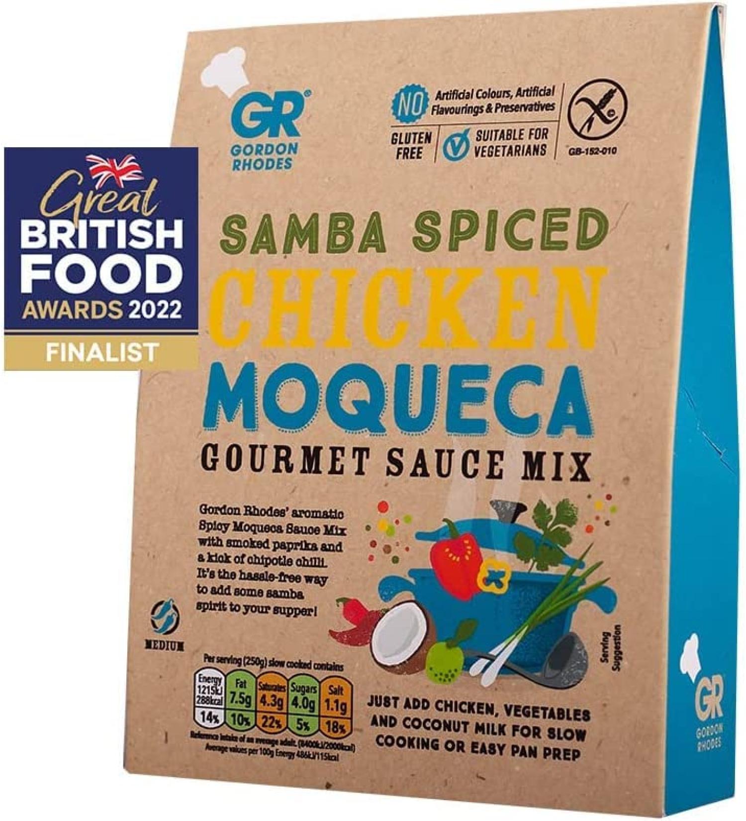 Samba Spiced Chicken Moqueca Gourmet Sauce Mix 75g