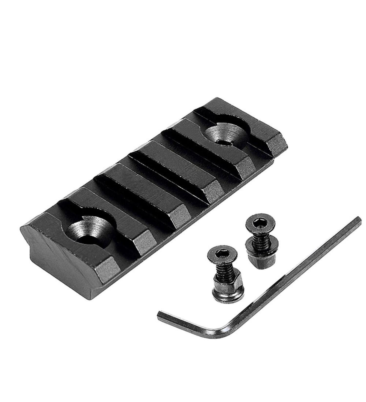 5-Slot Keymod Rail Section for Handguard Mount - Picatinny Rail Attachment - Buy Online on SooperMarket.com