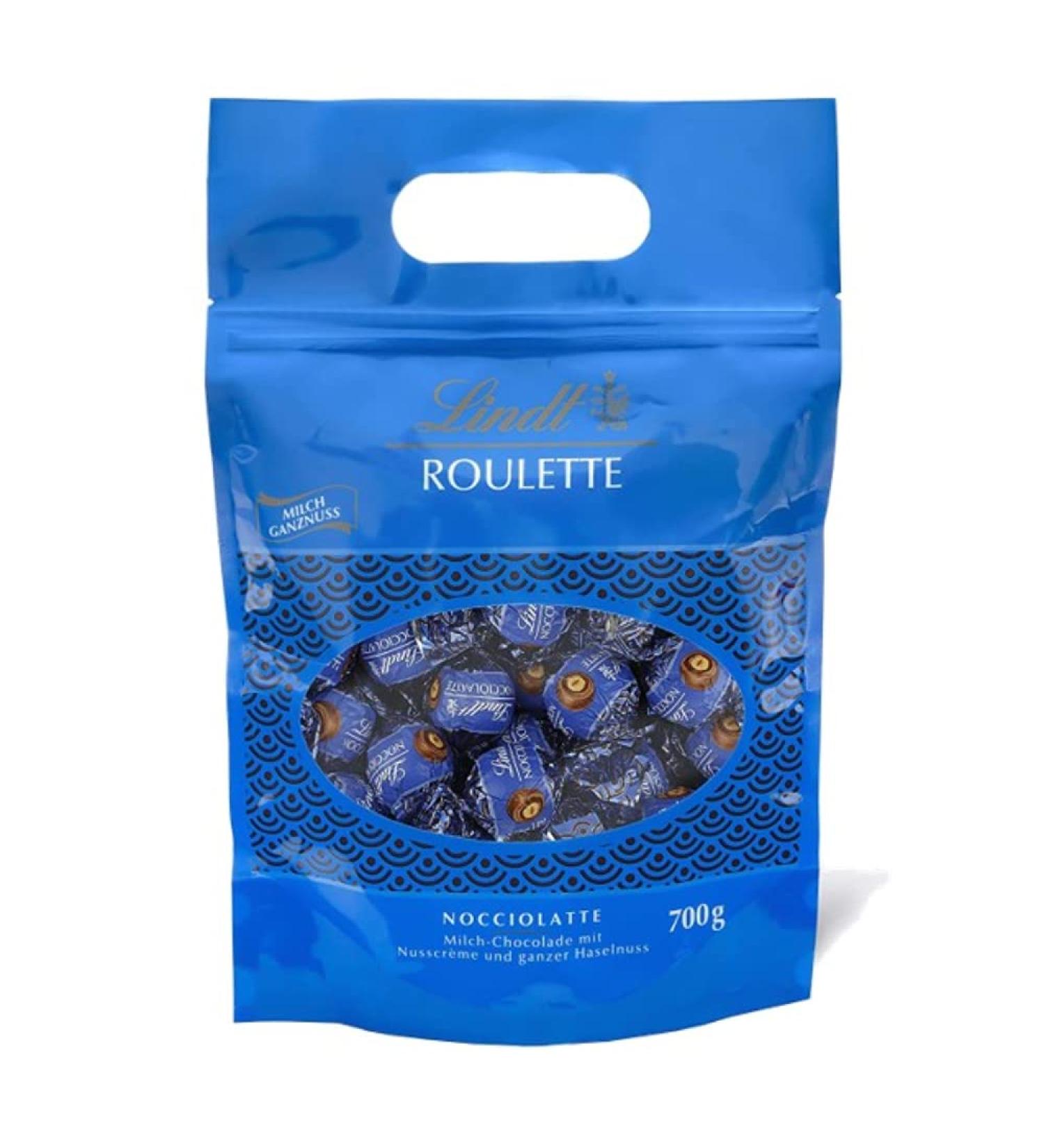 Lindt Chocolate Roulette Balls Nocciolatte 700g | Milk Chocolate Hazelnut Praline Gift | Large Assortment of Gourmet Chocolates - Buy Online on SooperMarket.com