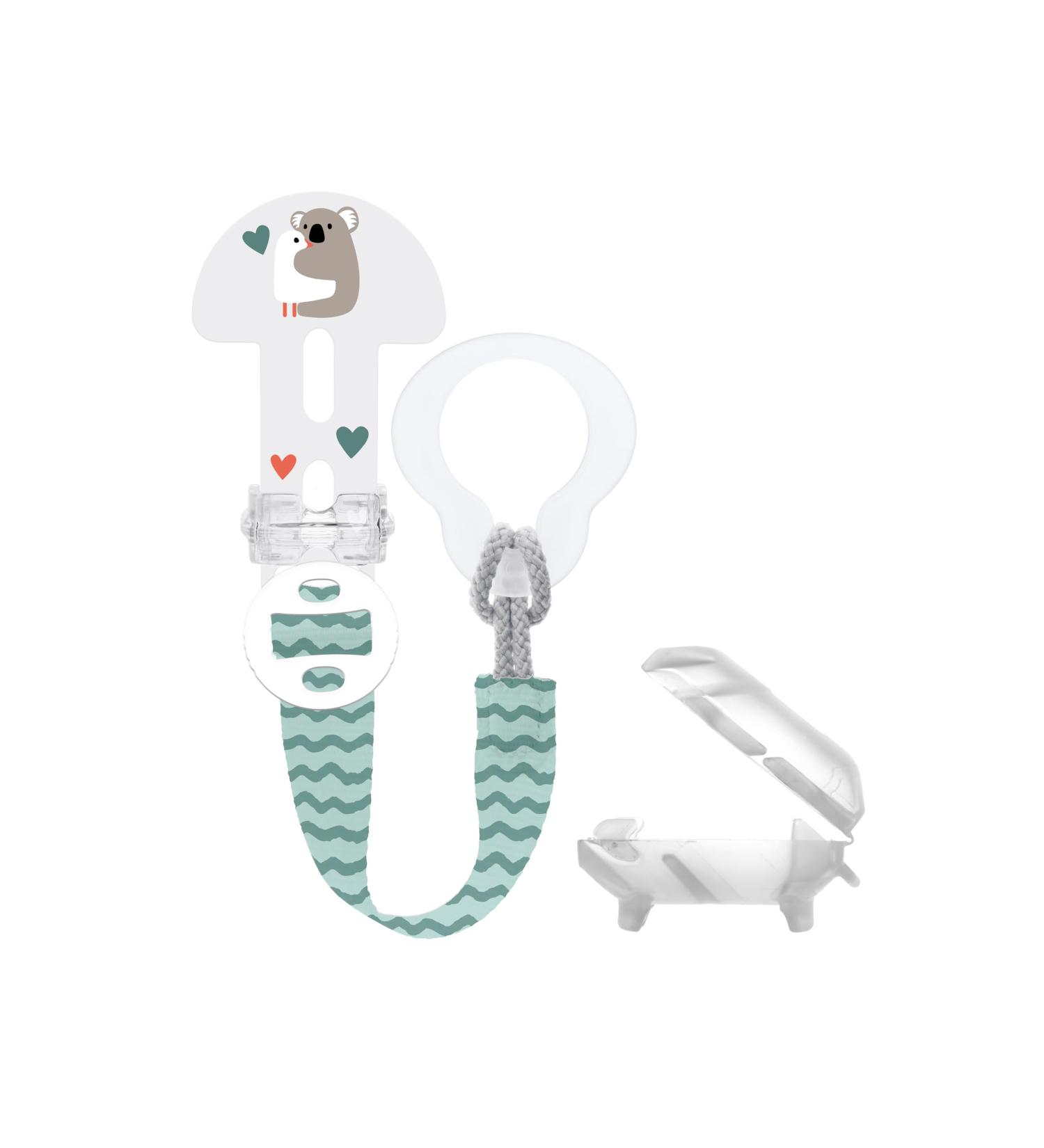 MAM Clip It! & Cover Pacifier Fastener & Cover for 0+ Months Random Gray Colors 1 Pack - Buy Online on SooperMarket.com