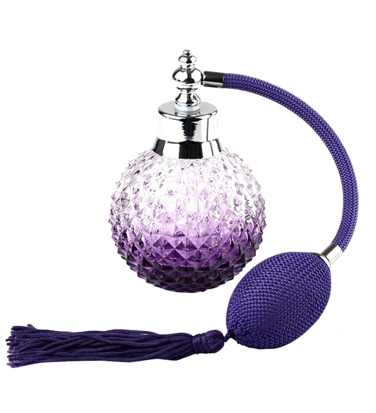 Dawafit Vintage Empty Perfume Bottle 100 ml Refillable Glass Bottle with - Buy Online on SooperMarket.com