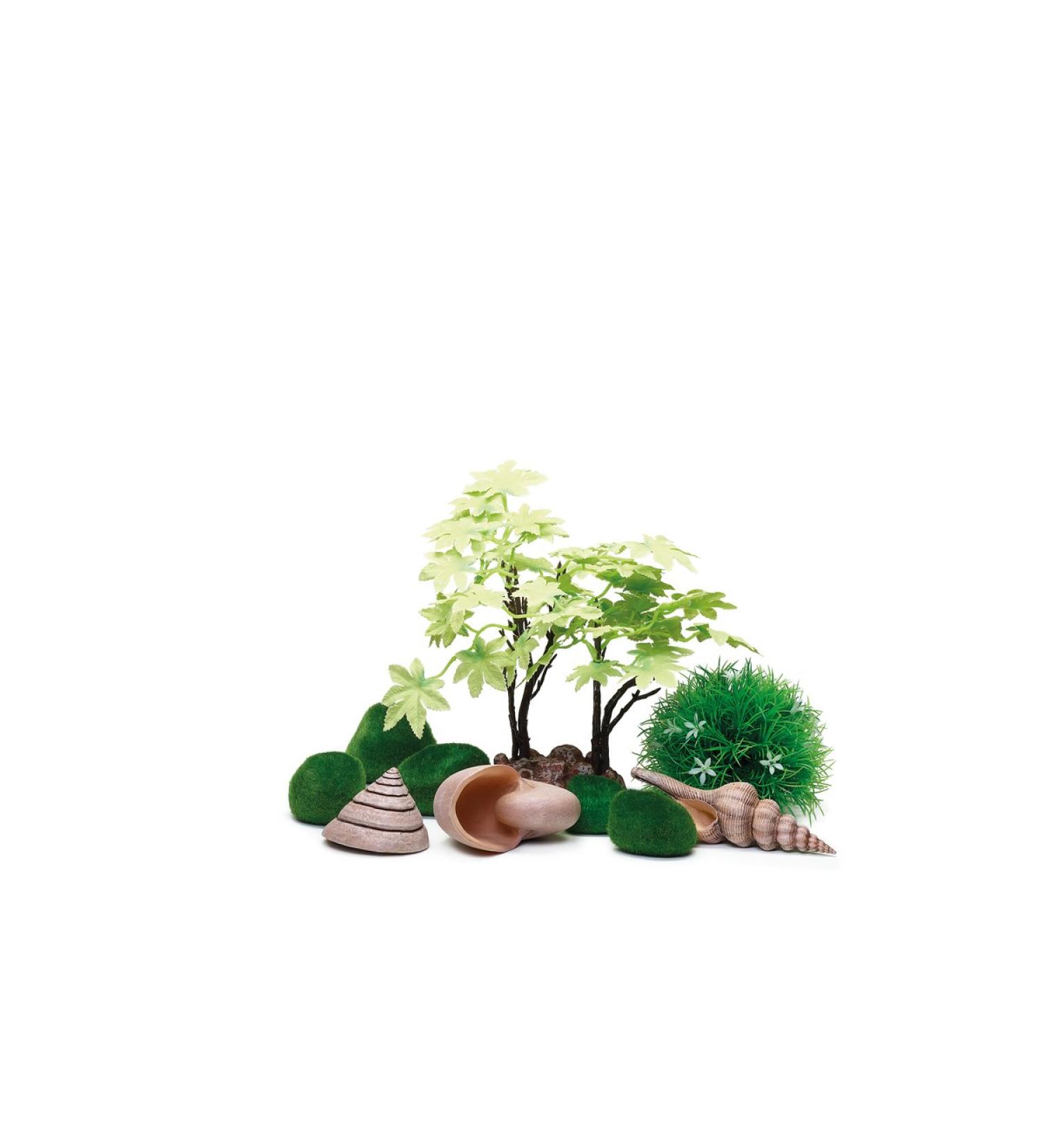 Buy Biorb 55026 Decor Set 15L - Realistic Artificial Aquatic Plants Roots & Stones for Freshwater & Saltwater Aquariums - Perfect Summer Decoration - Buy Online on SooperMarket.com