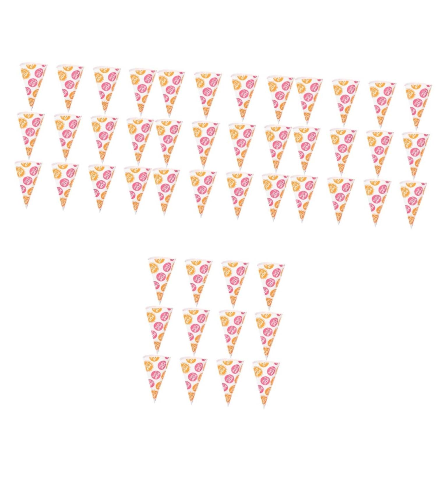 Didiseaon 200 Pcs Popcorn Bag Snack Bags for Kids Clear Treat Bags Snack Food Gifts Goodie Bag Favors Cookies Bags Party Mini Gift Bag Candy Treat Bag Mini Bag Packing Bag Paper Cone Child - Buy Online on SooperMarket.com