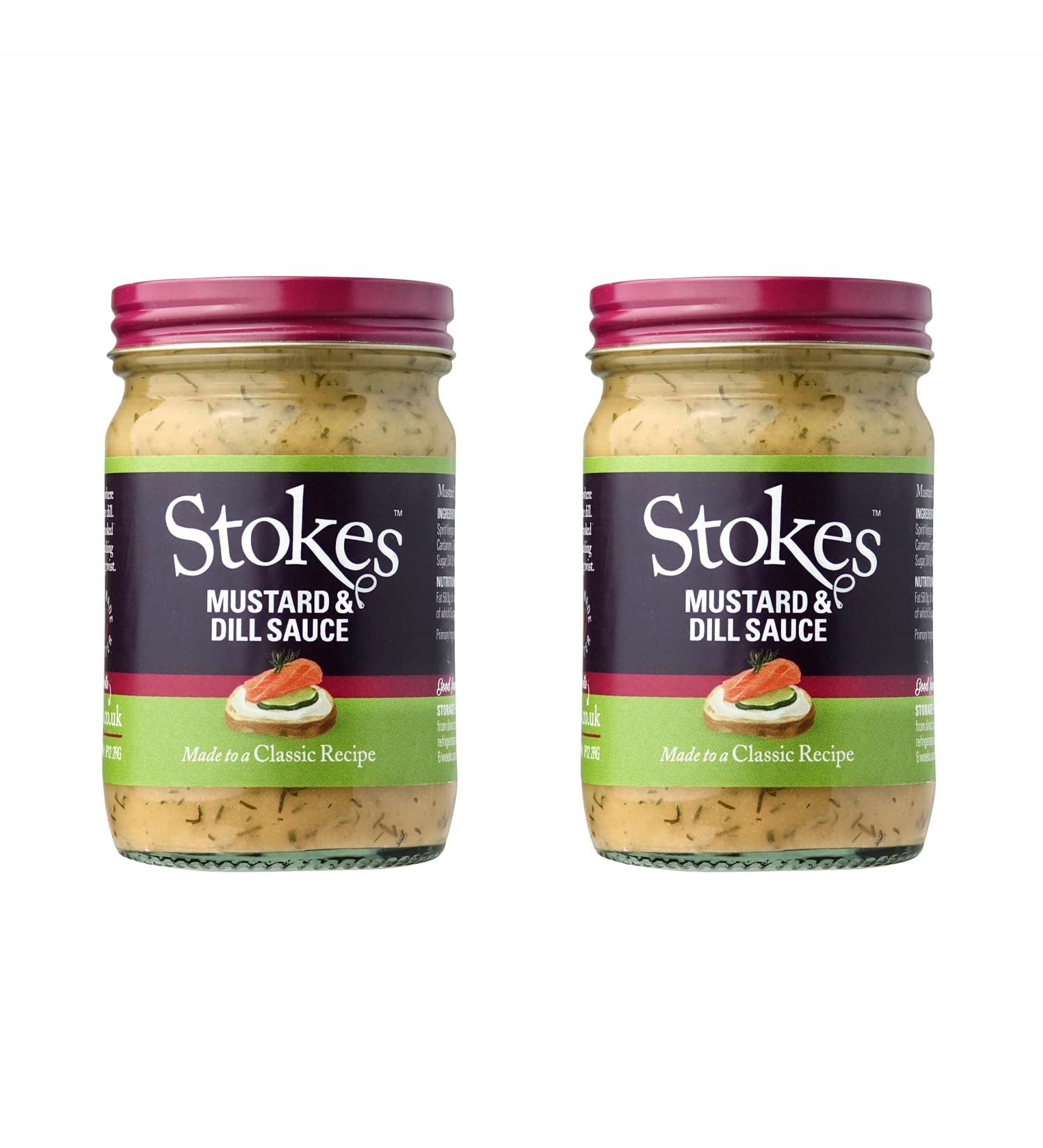 Stokes Mustard & Dill Sauce 165g - Pack of 2