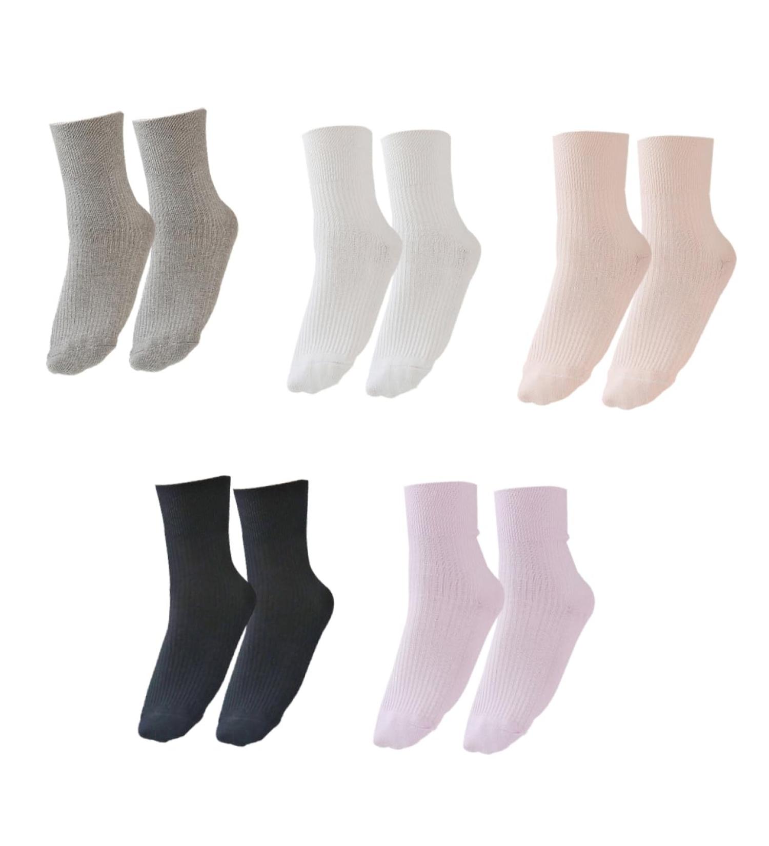 5 Pairs Healvian Diabetic Care Non Skid Loose Socks | Men's Slipper Socks | Women's Stocking | Maternity Nursing Socks - Buy Online on SooperMarket.com