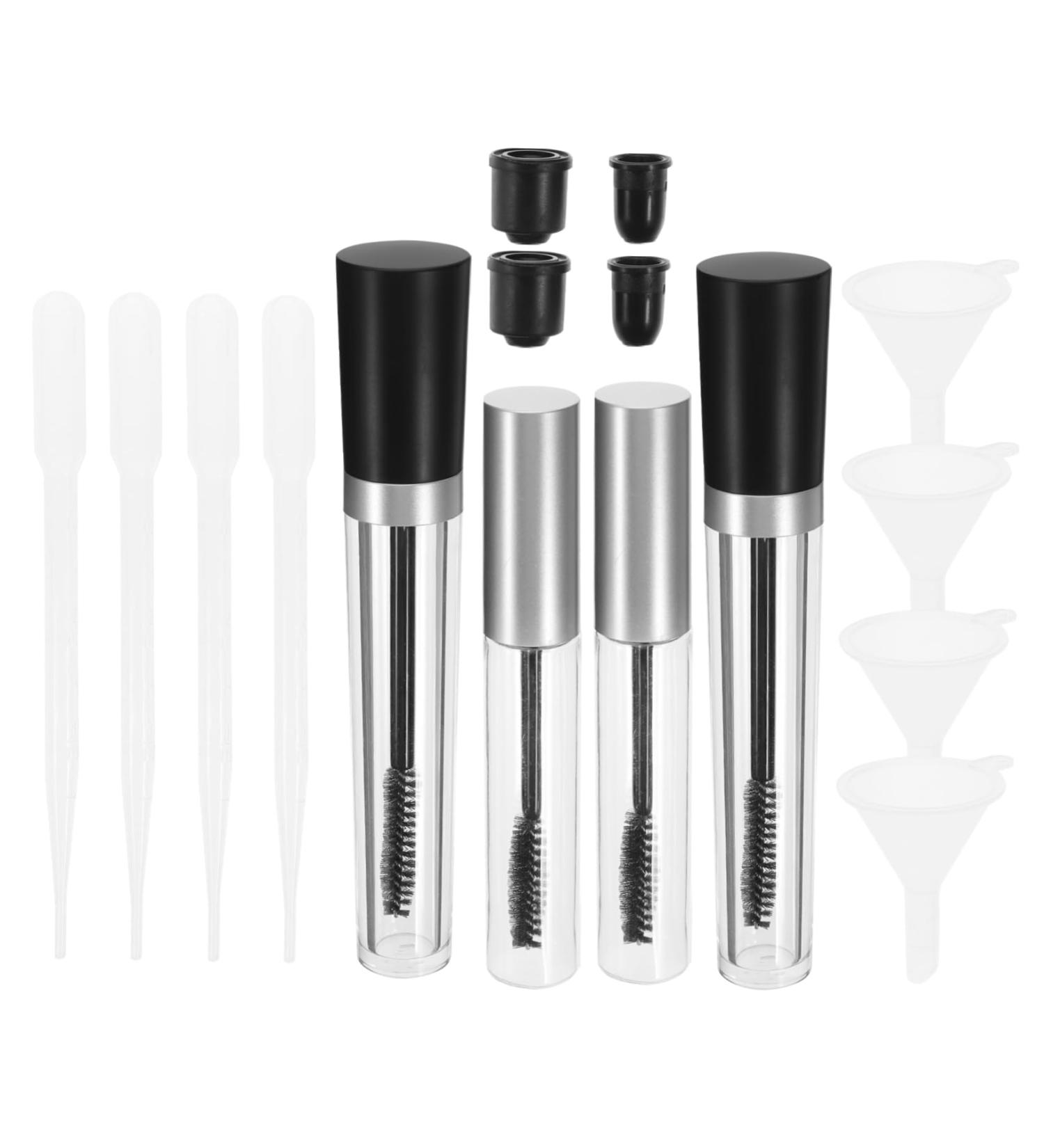PLAFOPE 2pcs Empty Eyeliner Vials Empty Mascara Tube Clear Mascara Tubes Eyelash Growth Oil Tube - Buy Online on SooperMarket.com